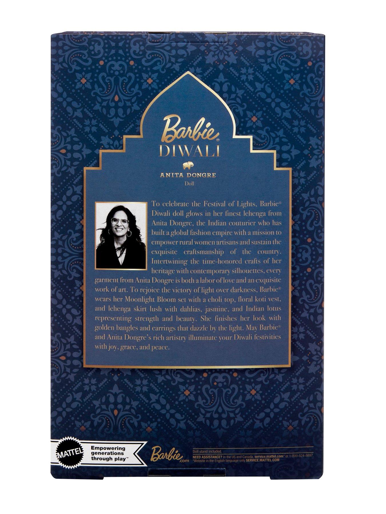 Image 6 of 7 of Barbie Barbie Signature Diwali Barbie Doll by Anita Dongre Wearing Festival of Lights Look, Holiday Collectible