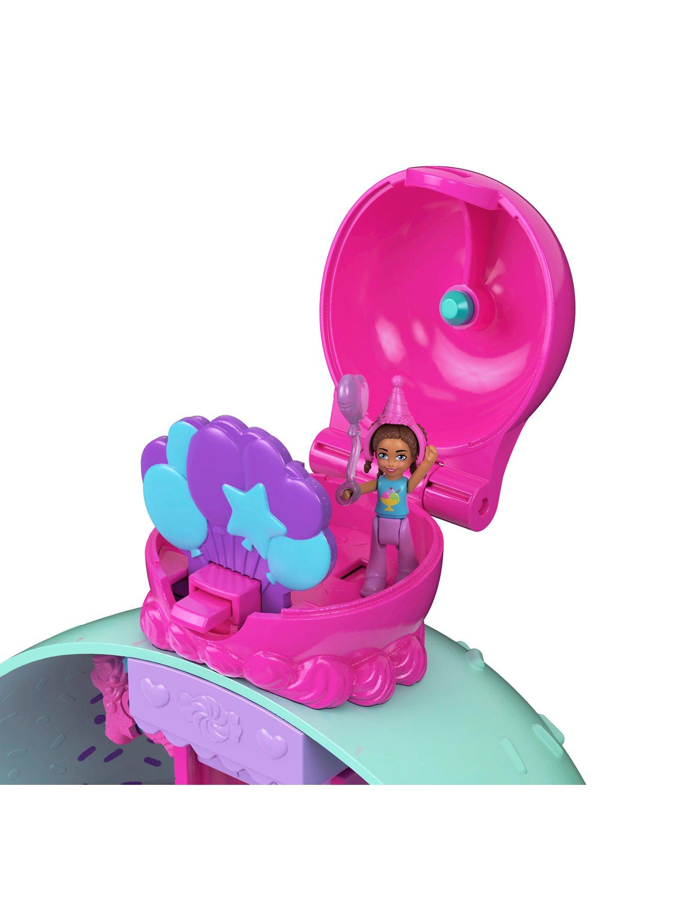 Image 6 of 7 of Polly Pocket Polly Pocket Dolls and Playset, Gelato House with Elevator, Ice Cream Theme with 25+ Accessories including Furniture and Pets