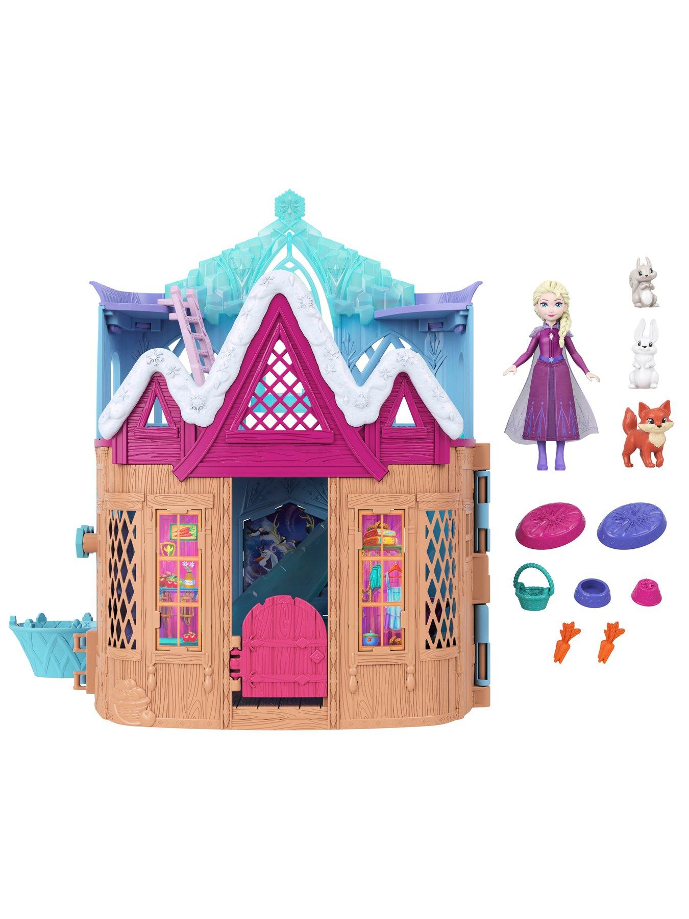 Image 3 of 8 of Disney Frozen Disney Frozen Winter Animal Fun Playset with Elsa Small Doll, 3 Animal Friends &amp; 8 Accessories