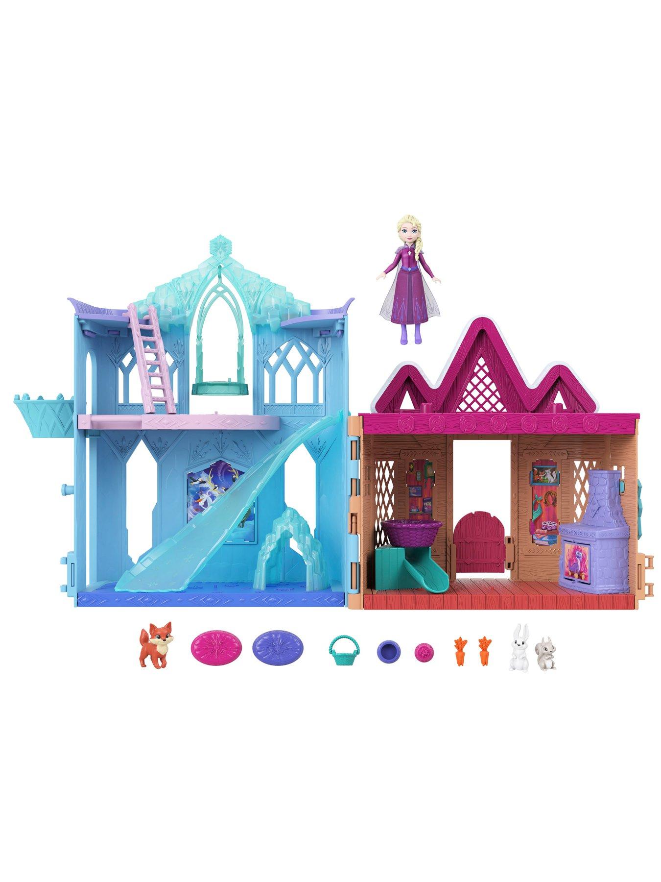 Image 4 of 8 of Disney Frozen Disney Frozen Winter Animal Fun Playset with Elsa Small Doll, 3 Animal Friends &amp; 8 Accessories