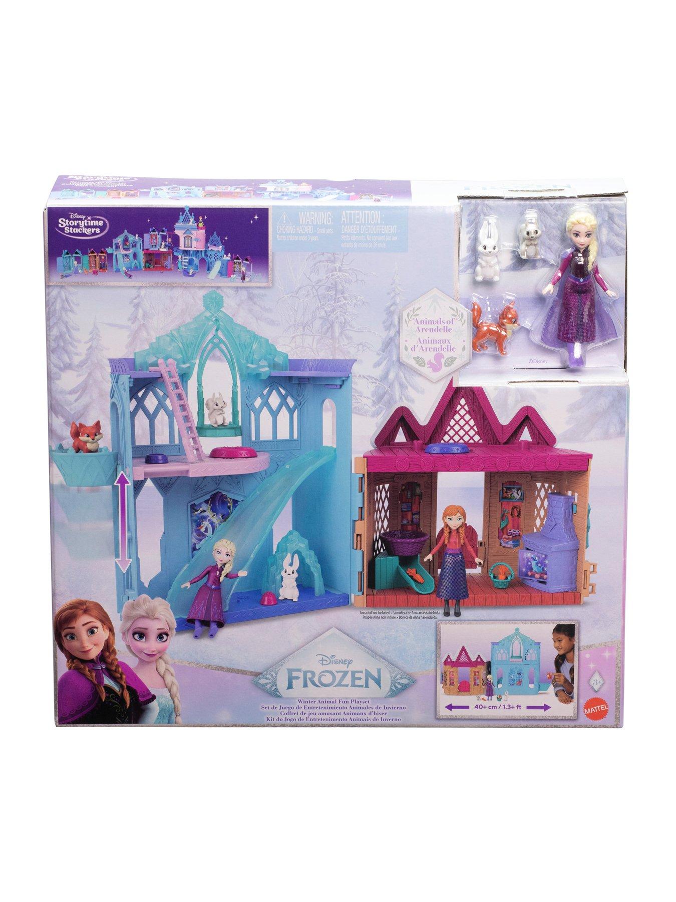 Image 7 of 8 of Disney Frozen Disney Frozen Winter Animal Fun Playset with Elsa Small Doll, 3 Animal Friends &amp; 8 Accessories