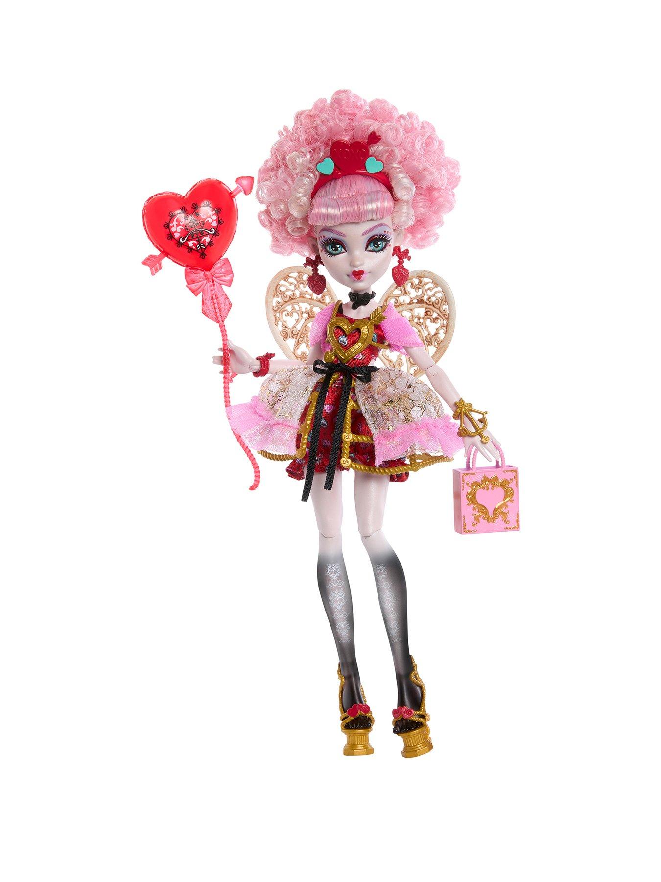 Monster High Monster High Scary Sweet Birthday Cupid Asteria Doll in Party Dress with Balloon  &  Gift