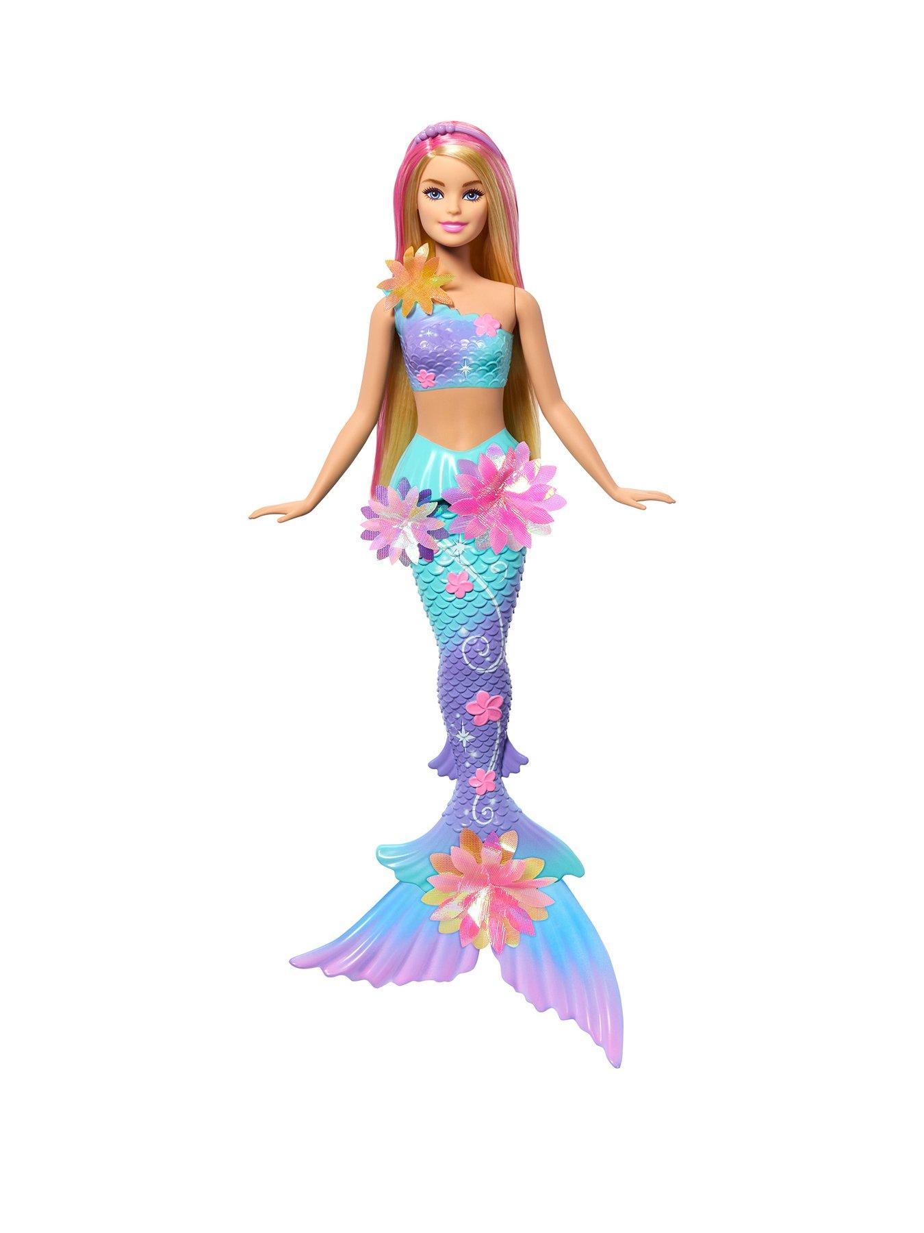 undefined Flower Magic Mermaid Toy Doll with Surprise Blooming Flowers Feature  &  Pearl Headband Accessory