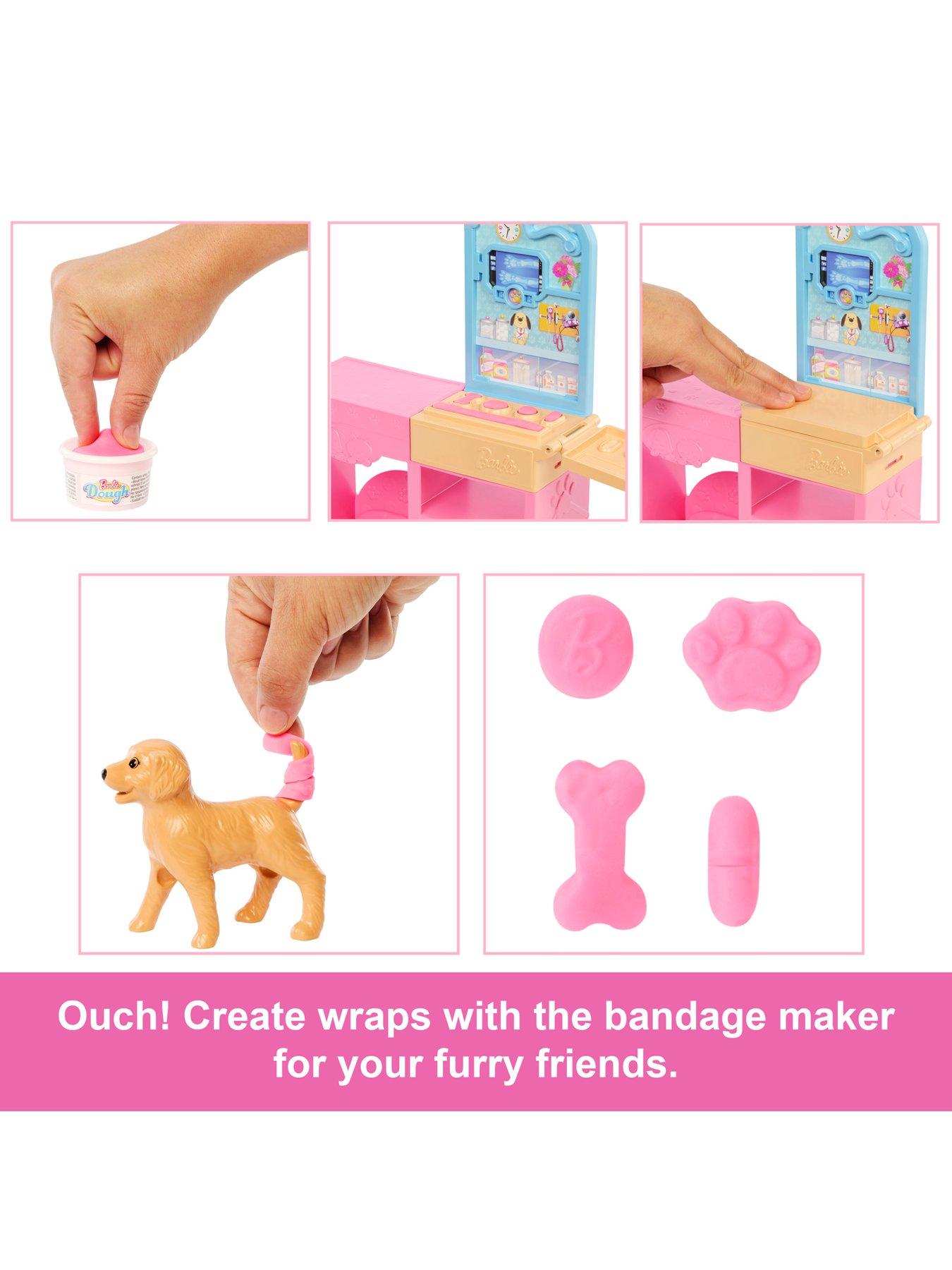 barbie-barbie-fast-cast-veterinarian-clinic-playset-with-pink-colored-hair-fashion-doll-vet-furniture-amp-10-accessoriesback