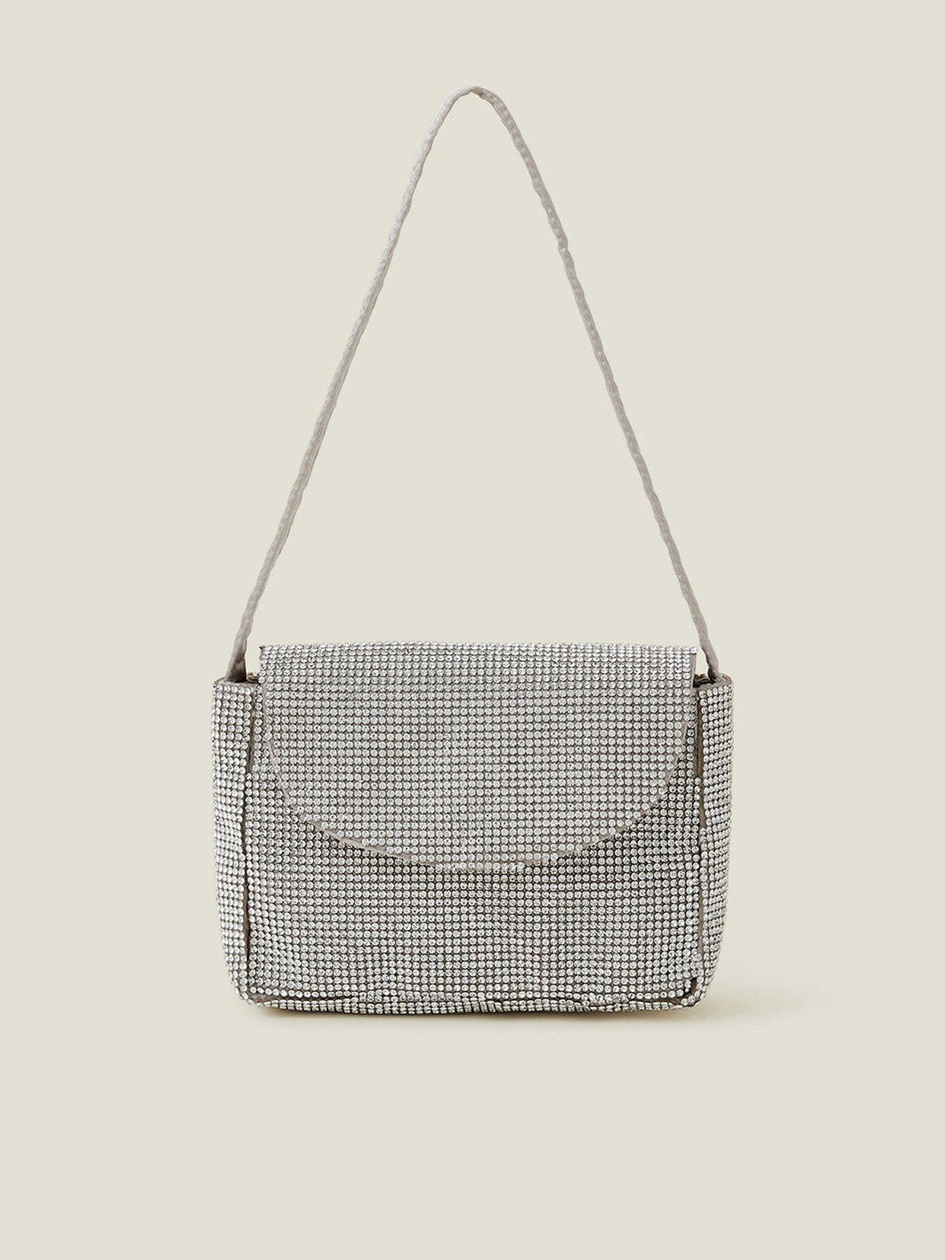 undefined Girls Gem Bling Bag - Silver