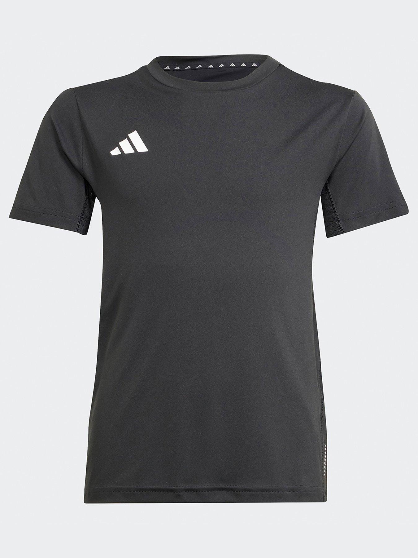 adidas Unisex Junior Running Team T-Shirt - Black