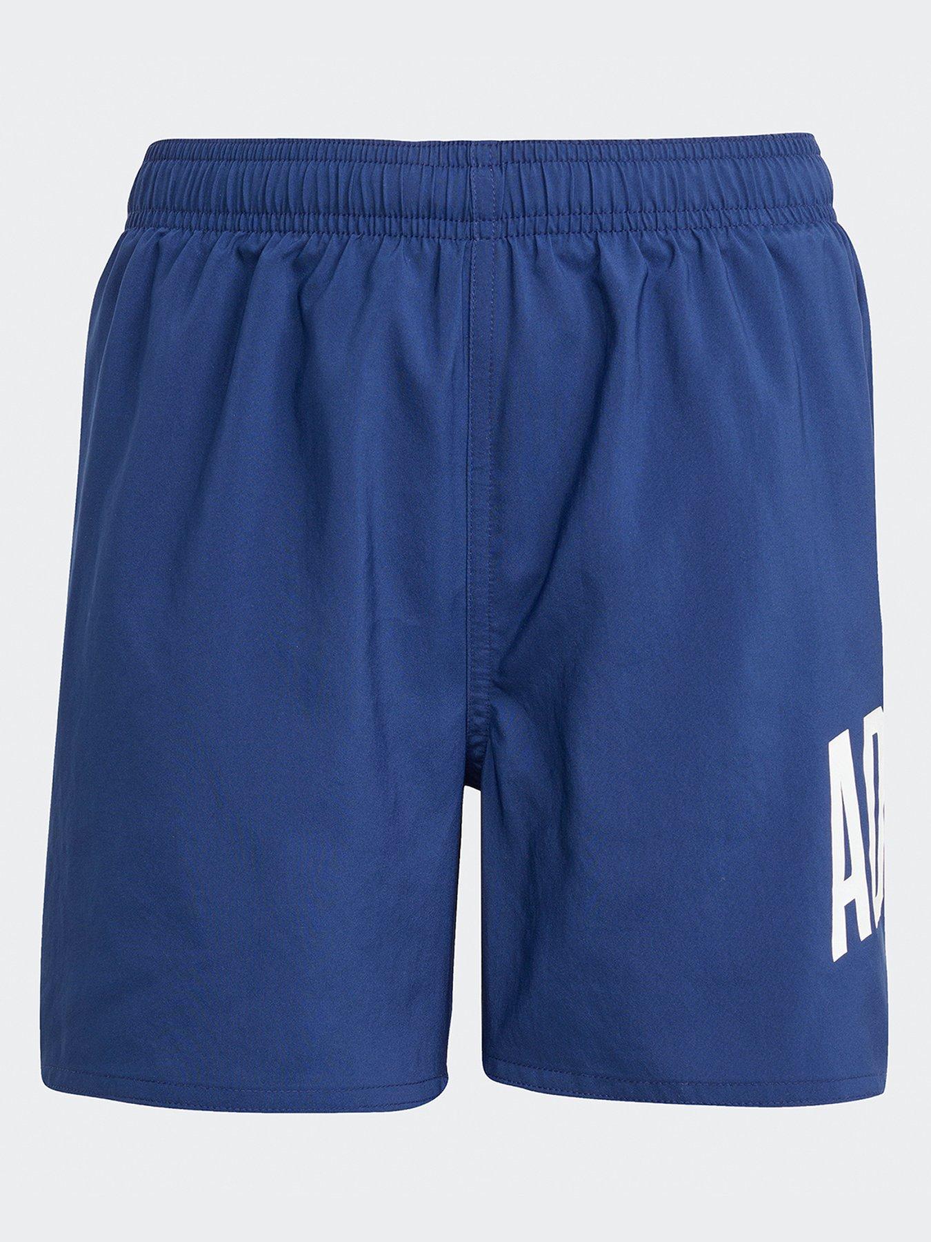 adidas Boy's Swim Shorts - Blue/White
