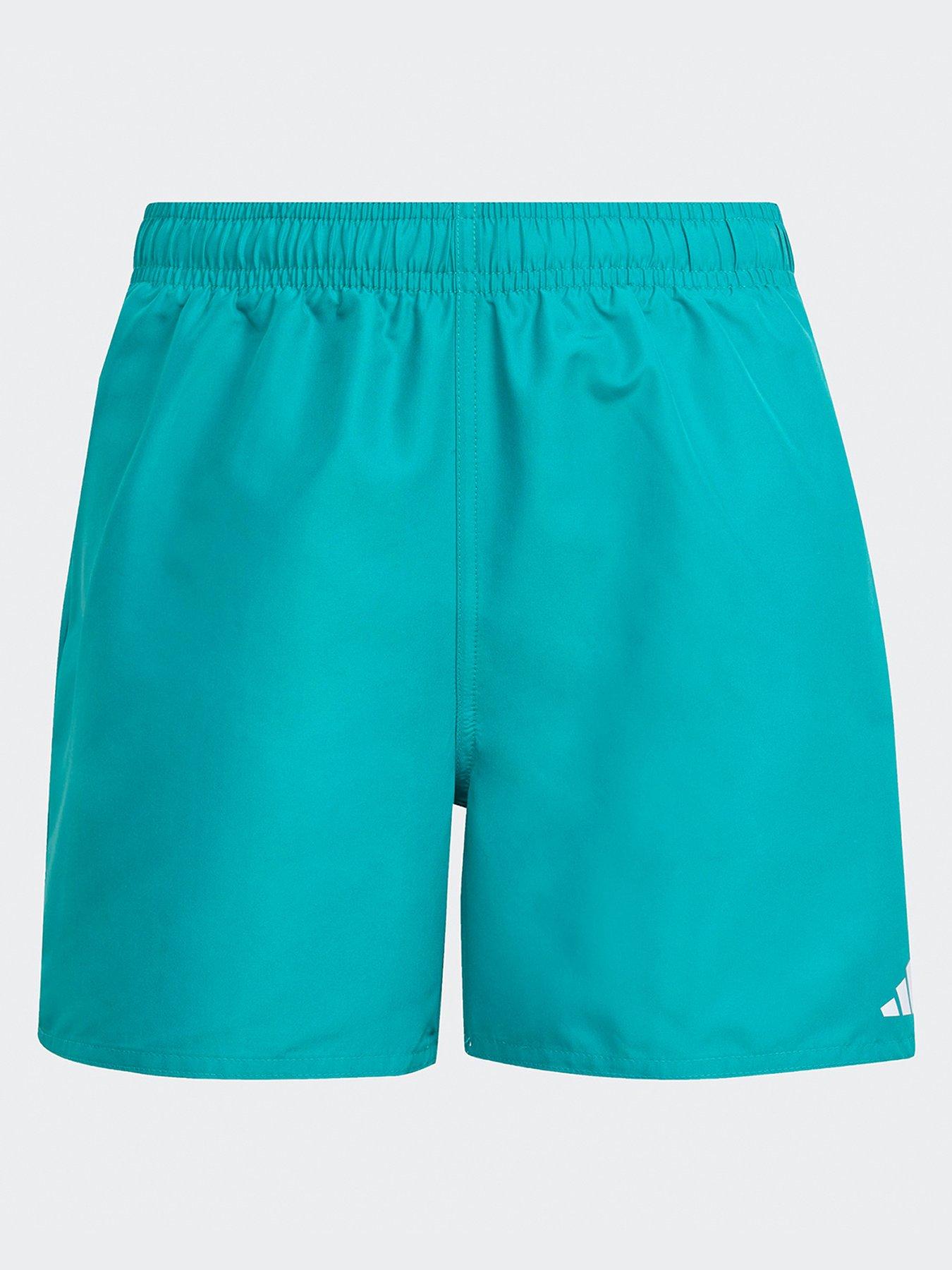 adidas Boy's Solid Swim Shorts - Green
