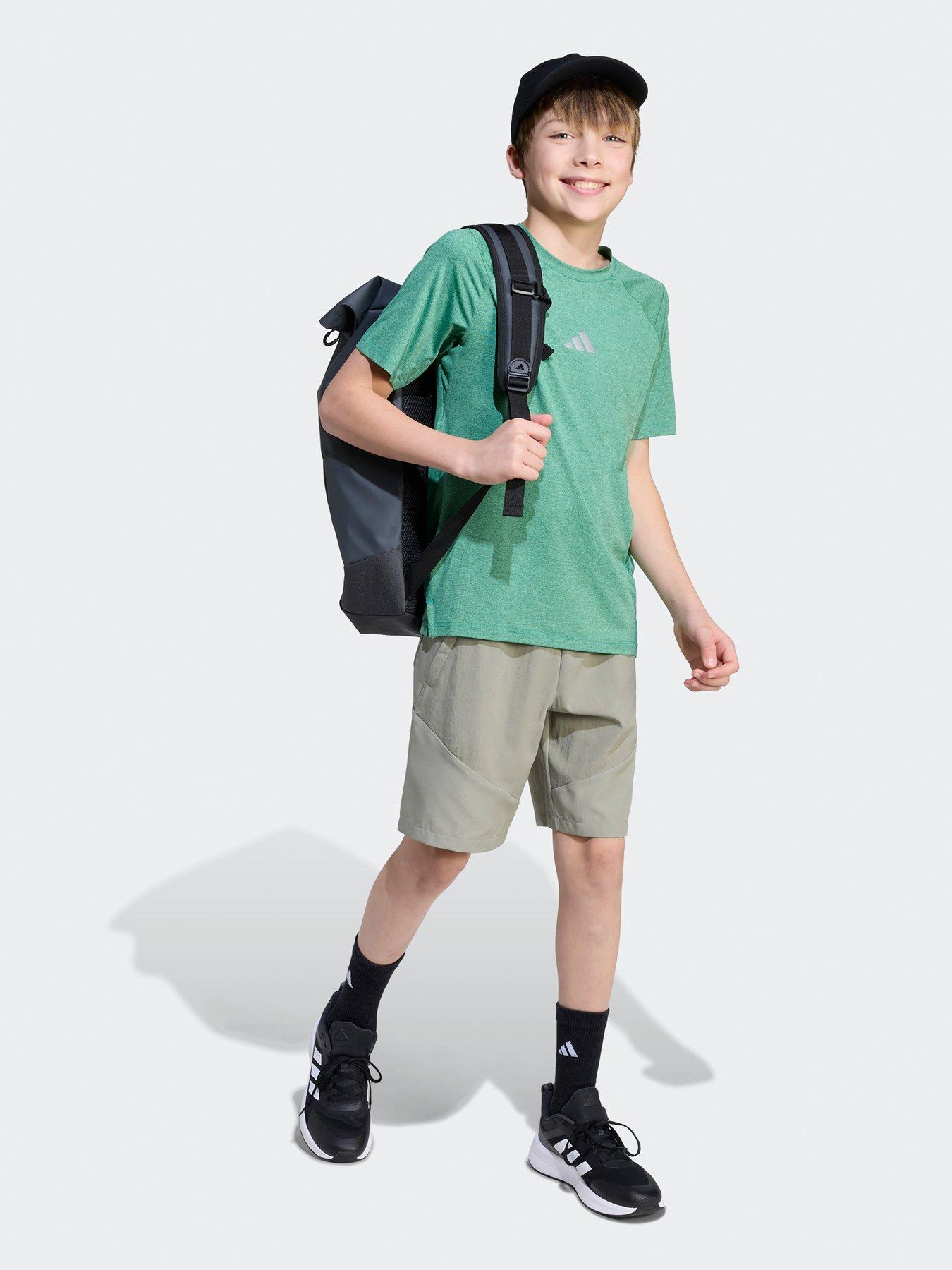Image 3 of 5 of adidas Boys Junior Training T-Shirt - Green