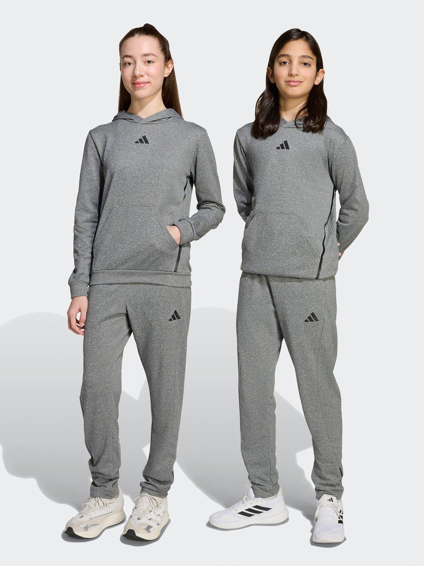 adidas Unisex Junior Training Game  &  Go Pants - Grey