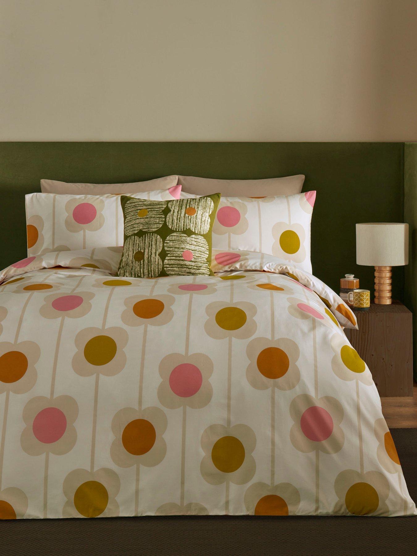 undefined Abacus Flower 100% Cotton Percale Duvet Cover Set
