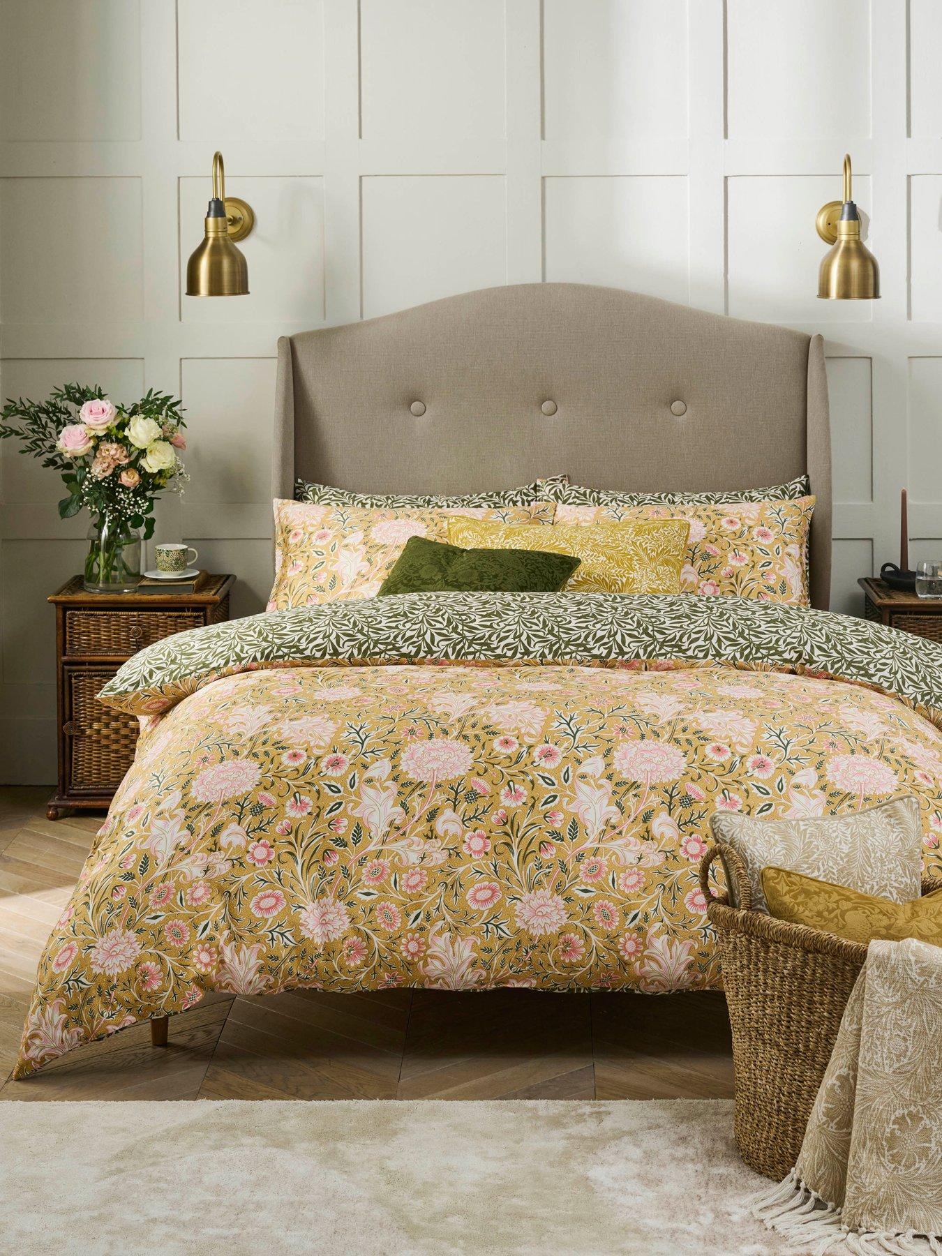 undefined Double Bough 100% Cotton Sateen Duvet Cover Set