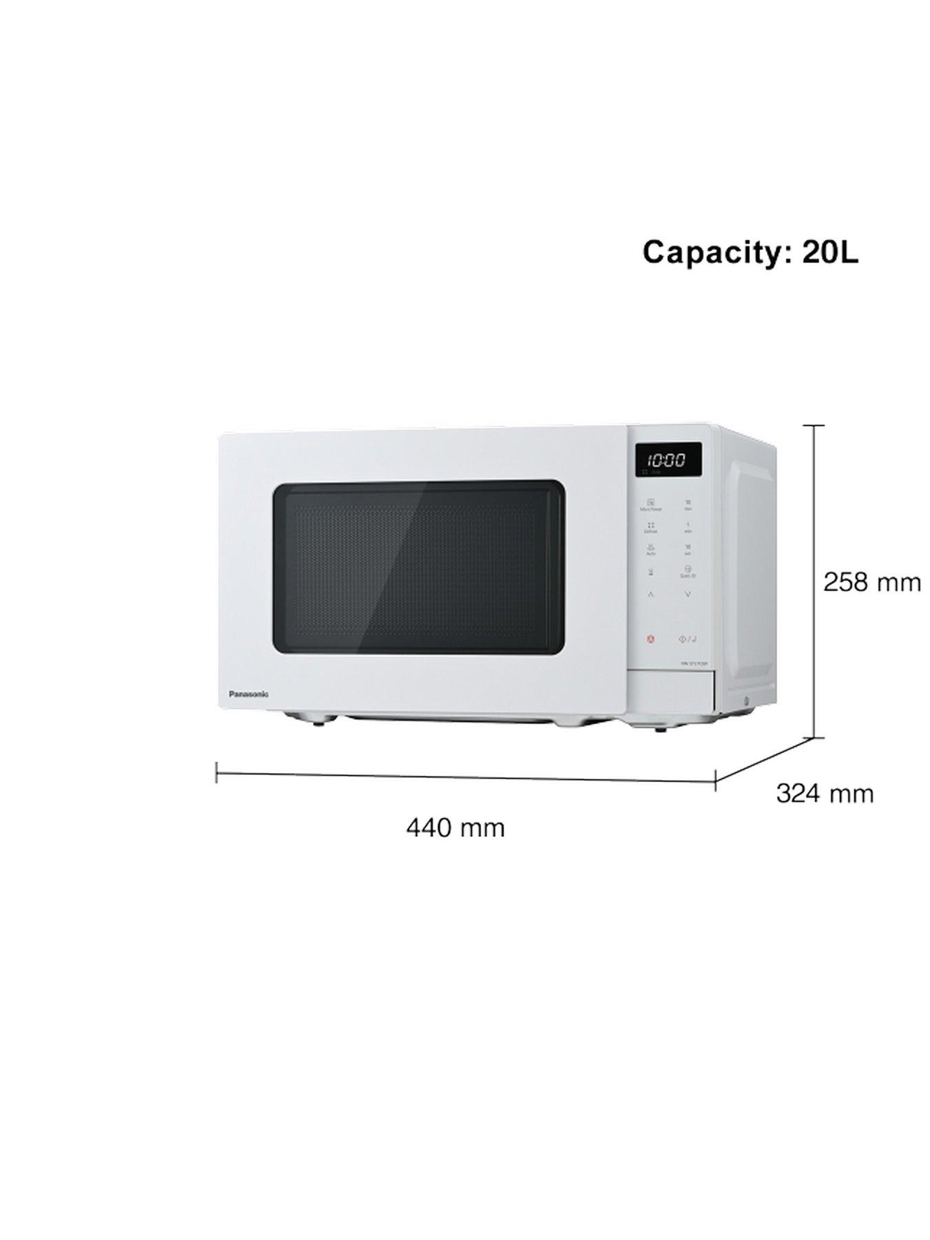 Image 5 of 7 of Panasonic NN-ST21QWBPQ - 20L Solo Microwave in white