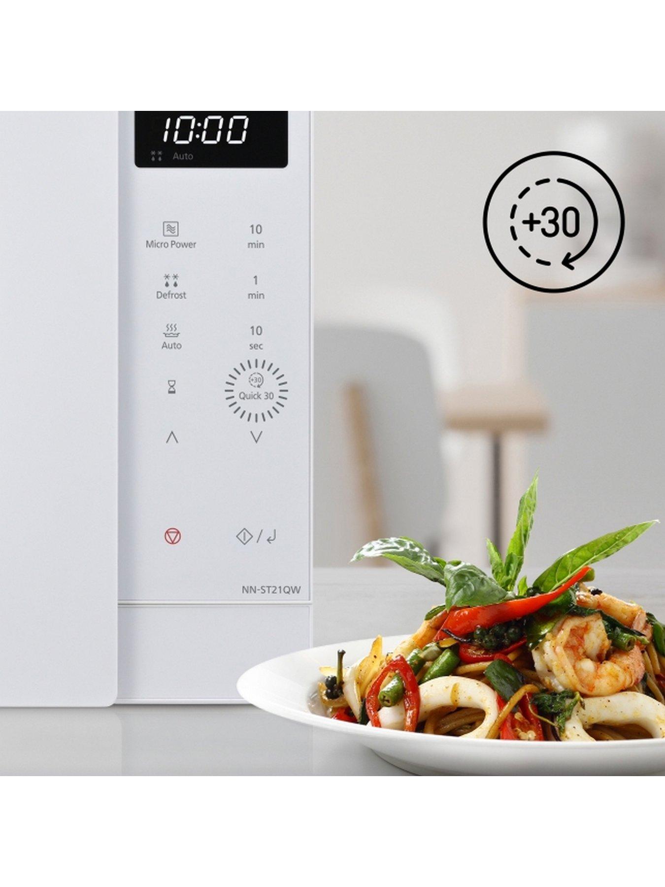 Image 6 of 7 of Panasonic NN-ST21QWBPQ - 20L Solo Microwave in white