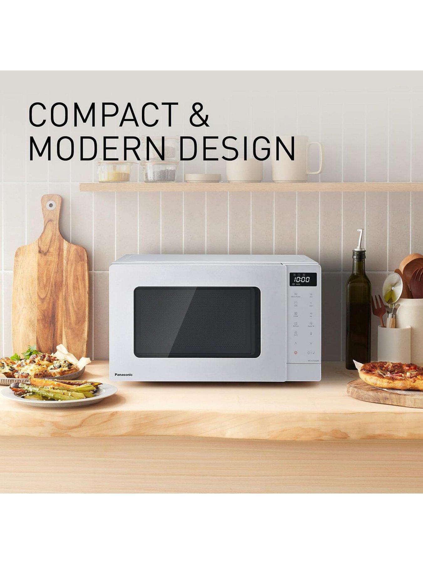 panasonic-nn-gt21qwbpq-20l-microwave-grill-in-silverdetail