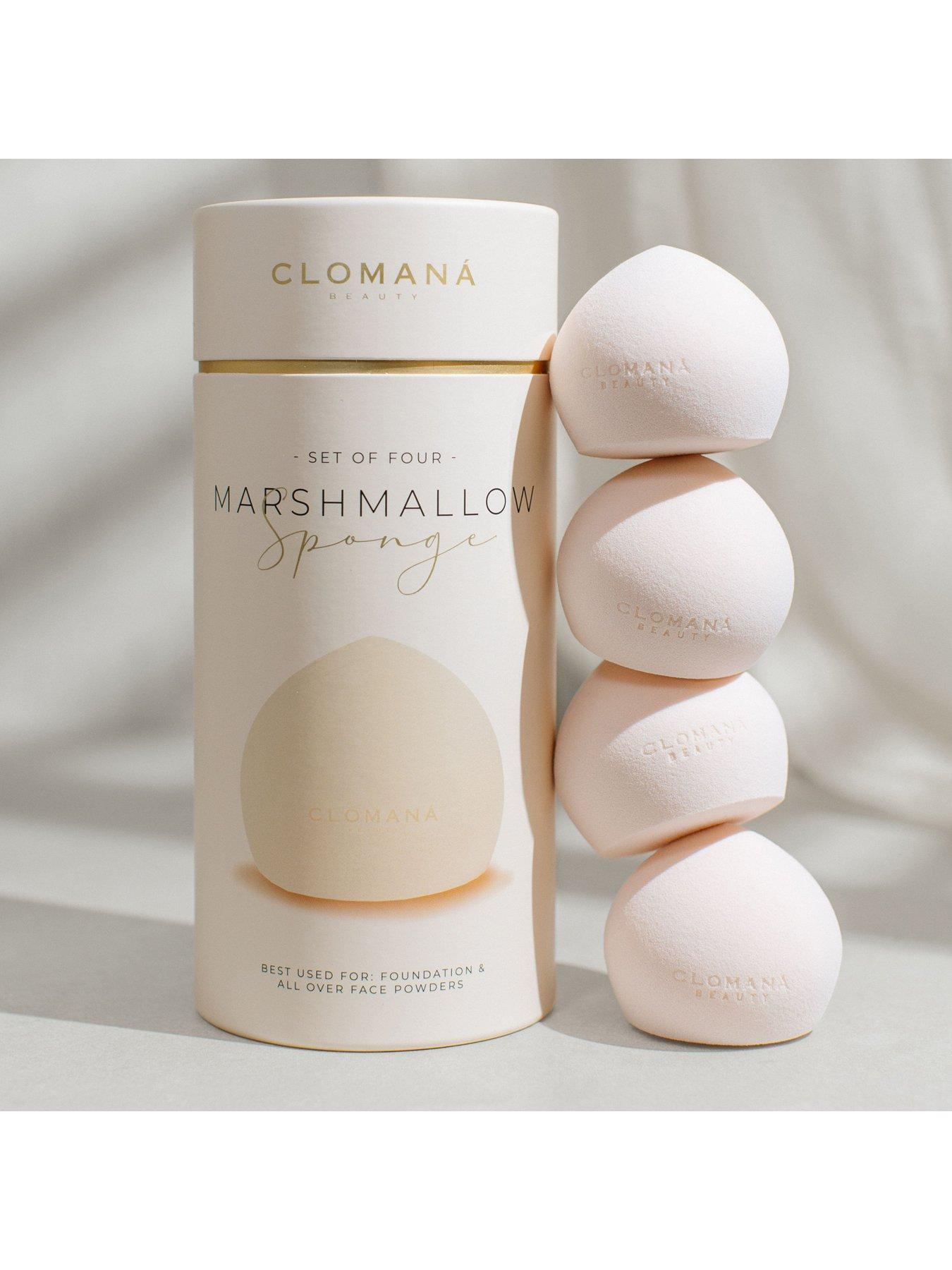 Image 2 of 4 of Clomana Marshmallow Makeup Sponge Set of 4