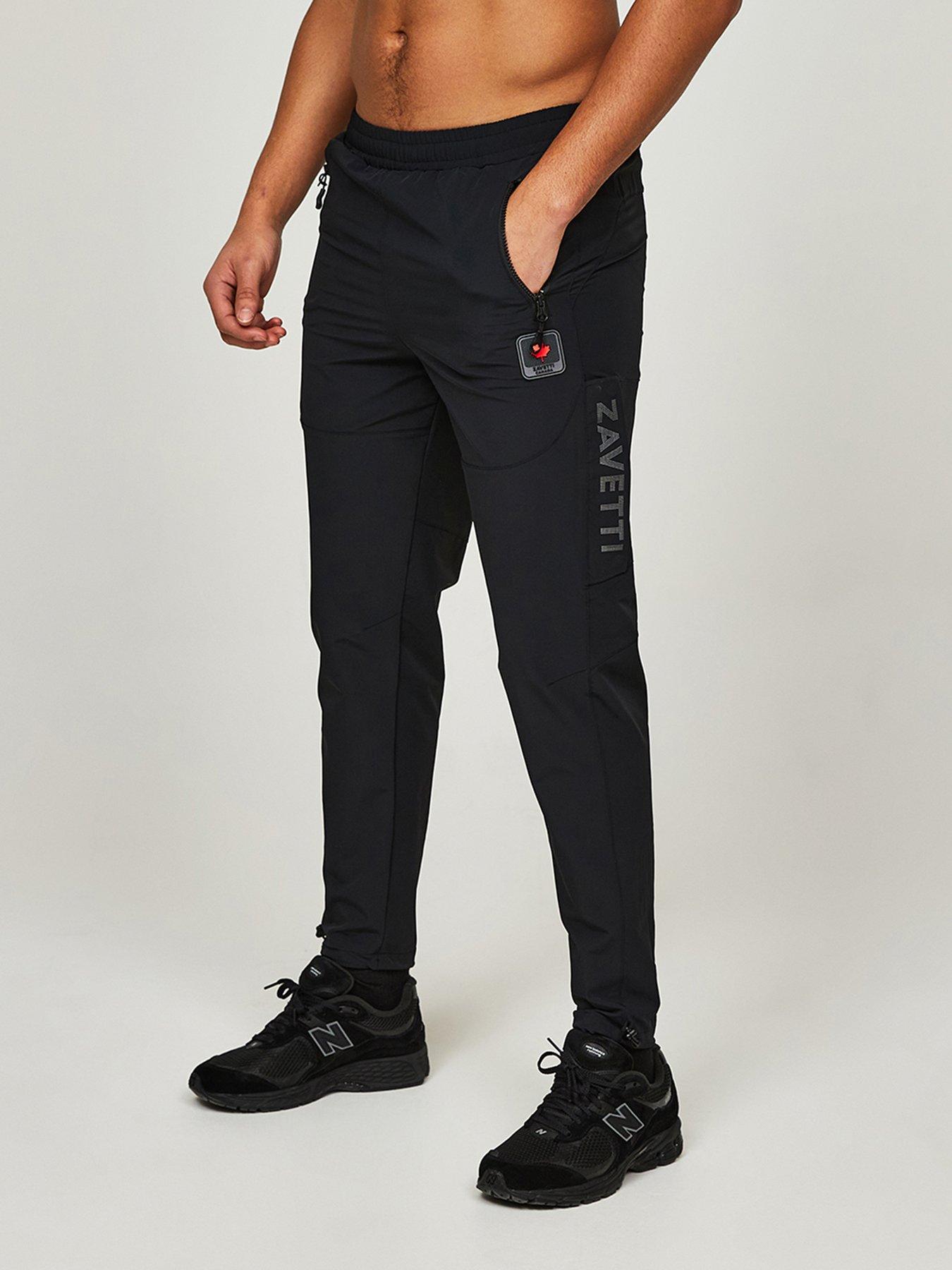 Image 1 of 6 of Zavetti Canada Irrosso Woven Joggers - Black