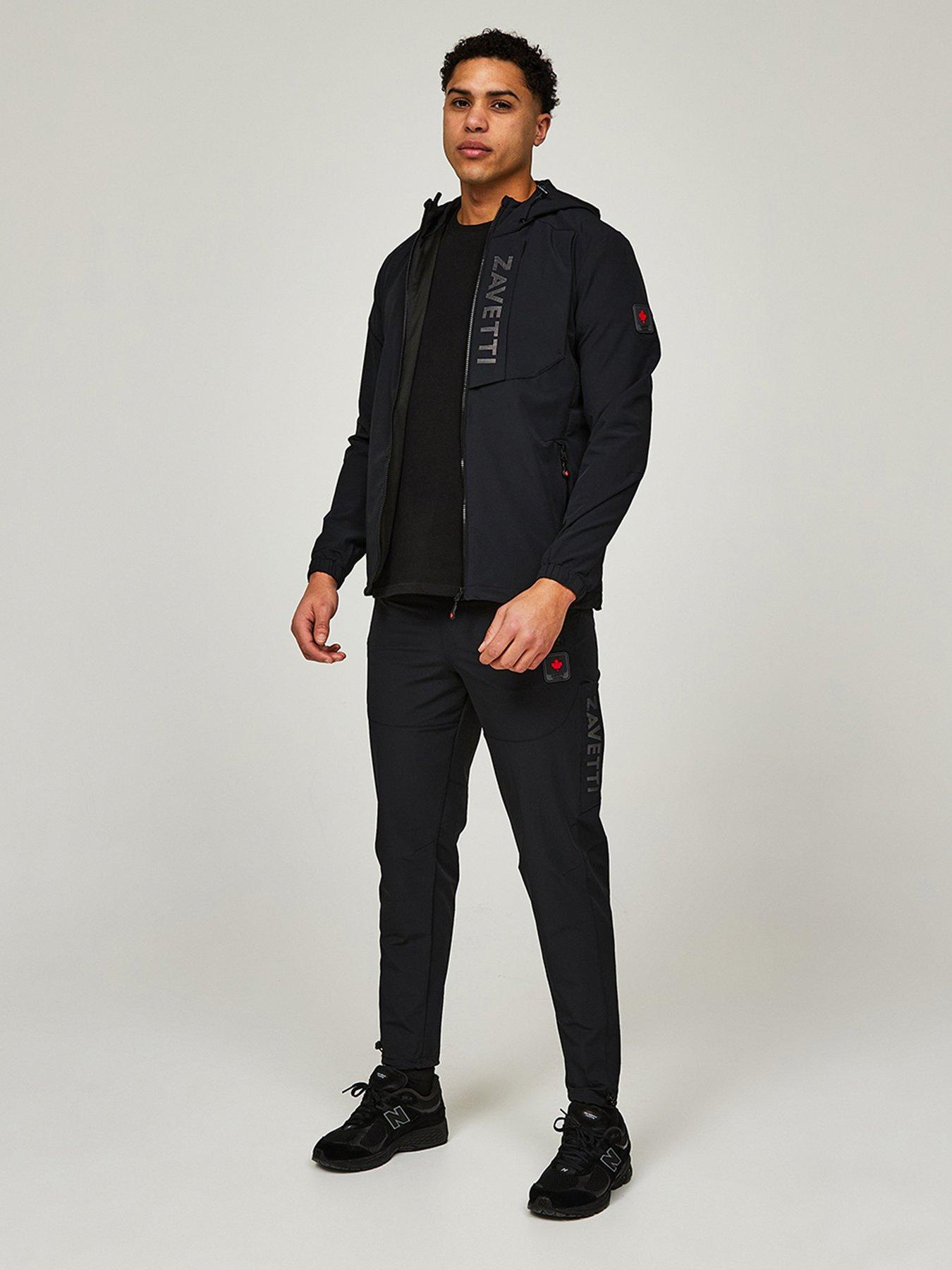 Image 3 of 6 of Zavetti Canada Irrosso Woven Joggers - Black