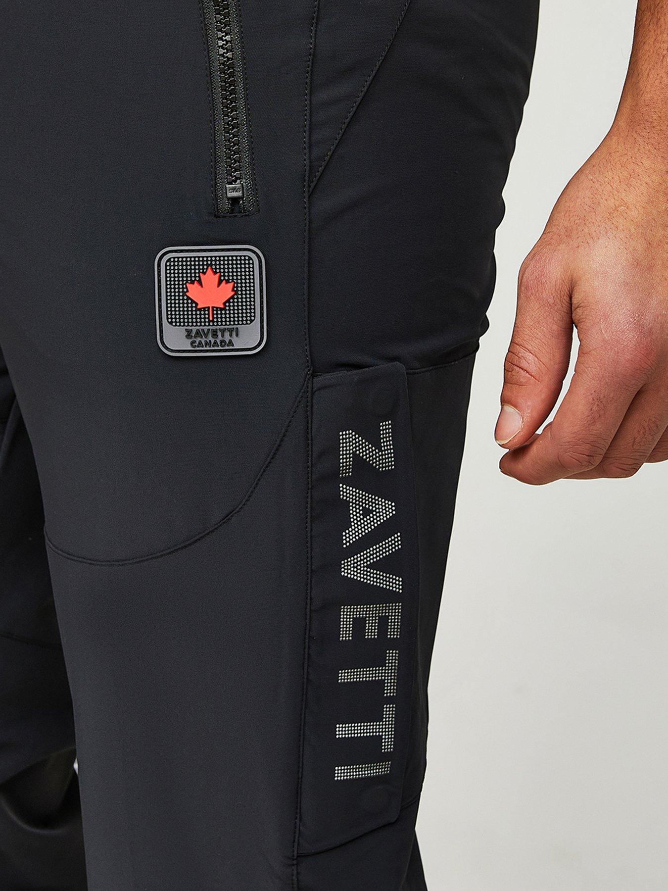 Image 6 of 6 of Zavetti Canada Irrosso Woven Joggers - Black