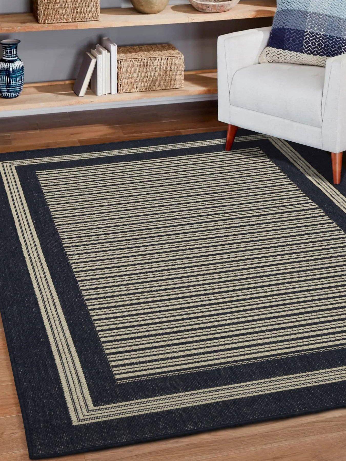 undefined Gel-Backed Border Rug