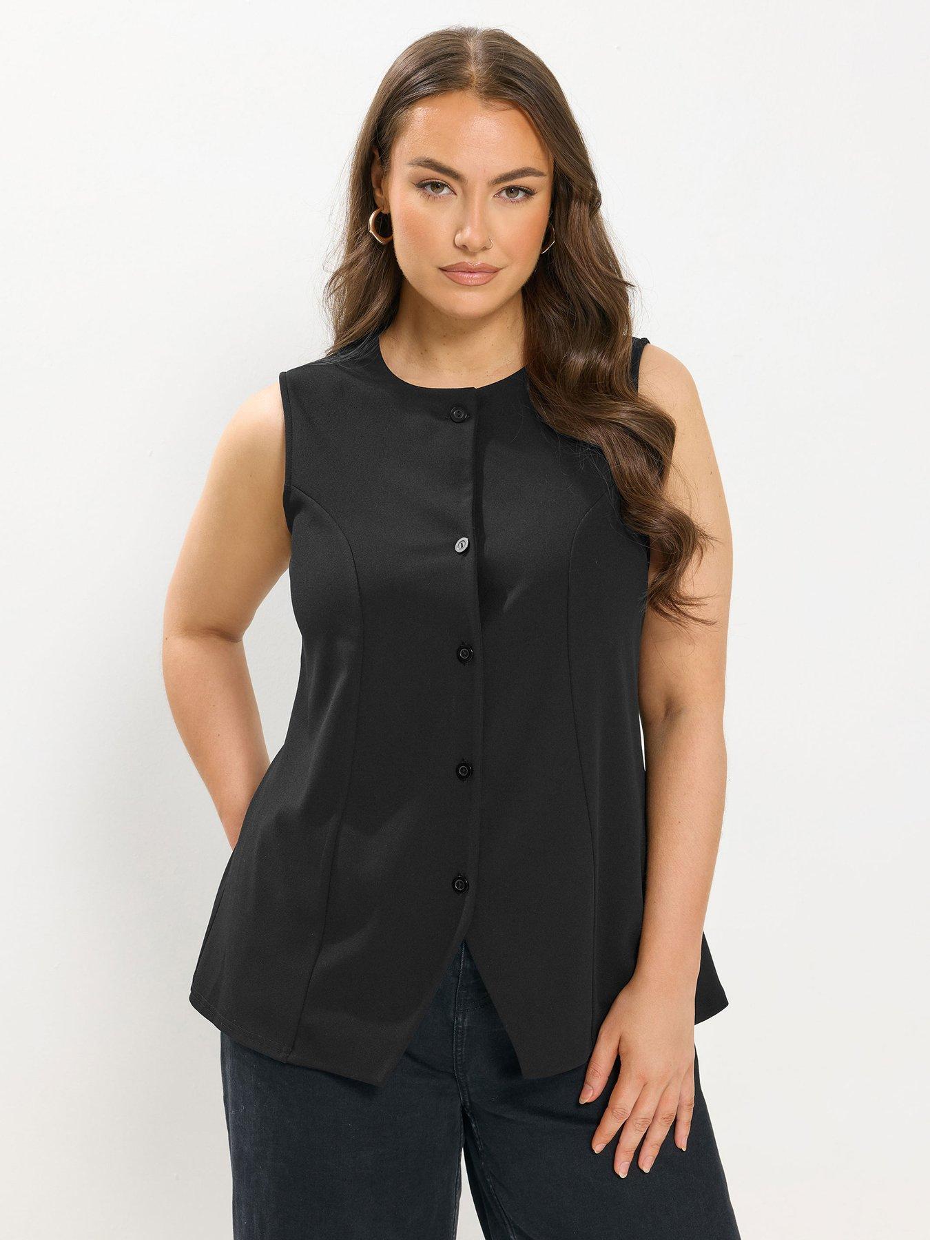 Image 1 of 4 of Yours Curve Casual Blazer - Pink