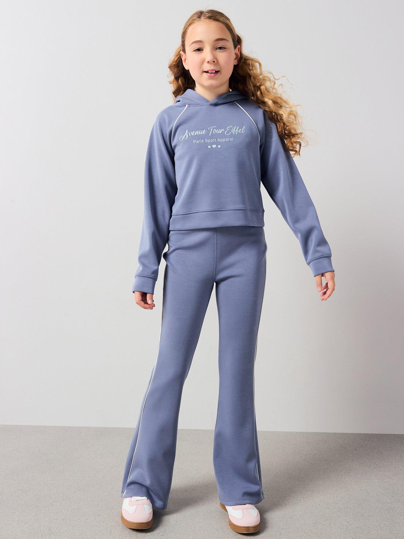 the-very-collection-girls-loose-fitting-soft-touch-top-and-wide-leg-trouser-set-blueback