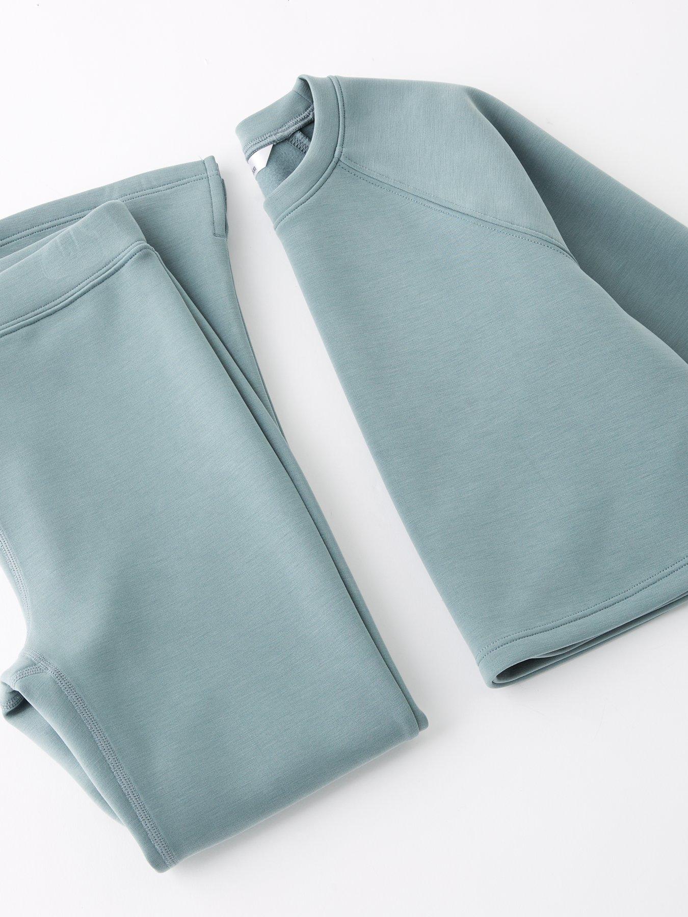 the-very-collection-girls-soft-touch-sweater-and-flare-trouser-set-greendetail