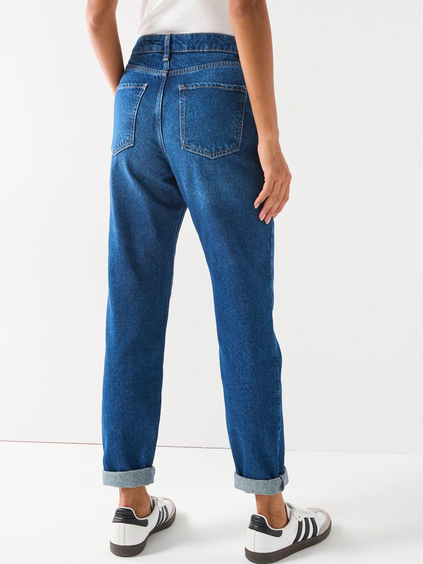 Image 2 of 6 of The Very Collection New Dakota Boyfriend Jeans - Mid Wash