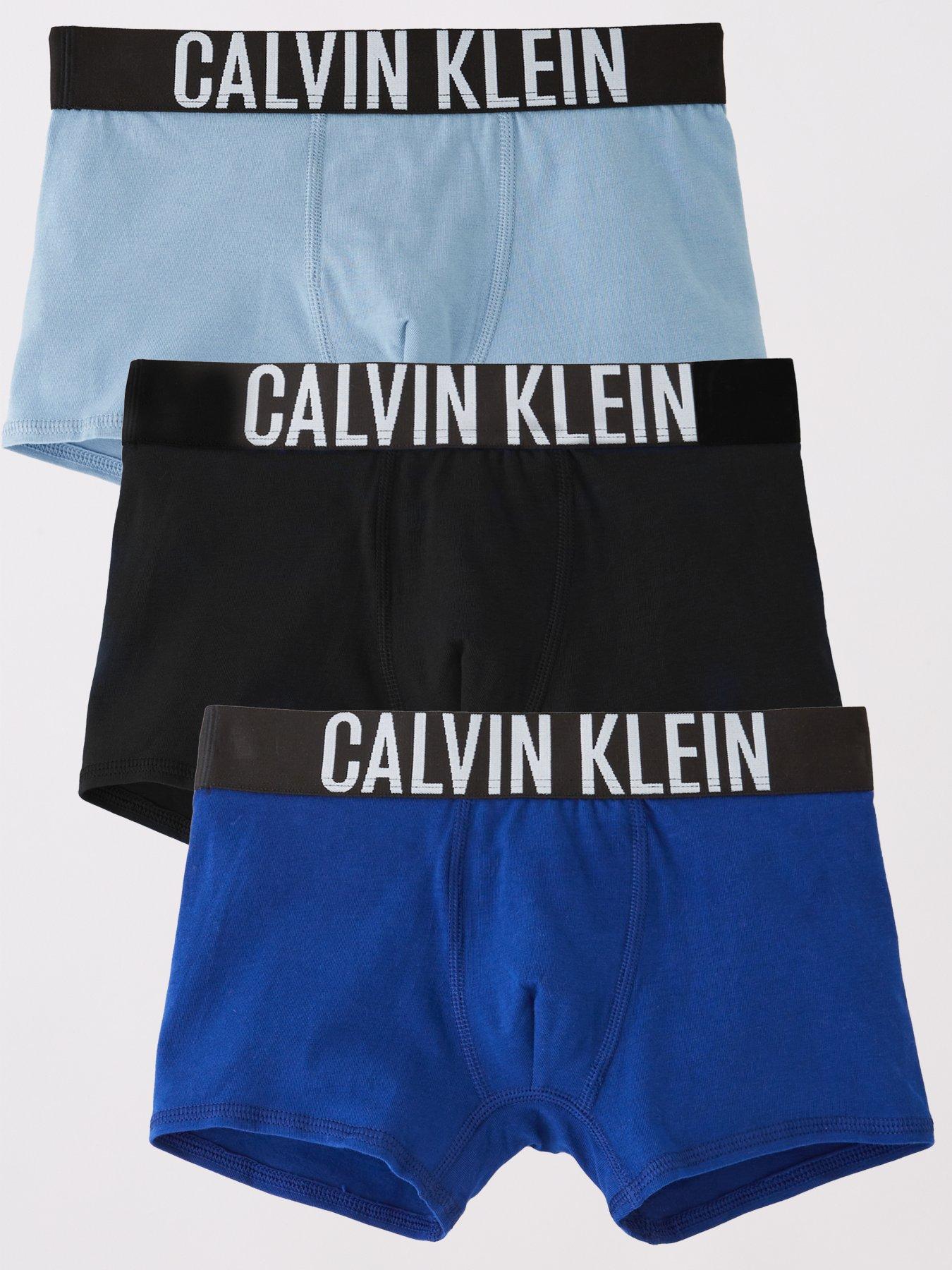 Image 1 of 4 of Calvin Klein Boys 3 Pack Trunks - Multi