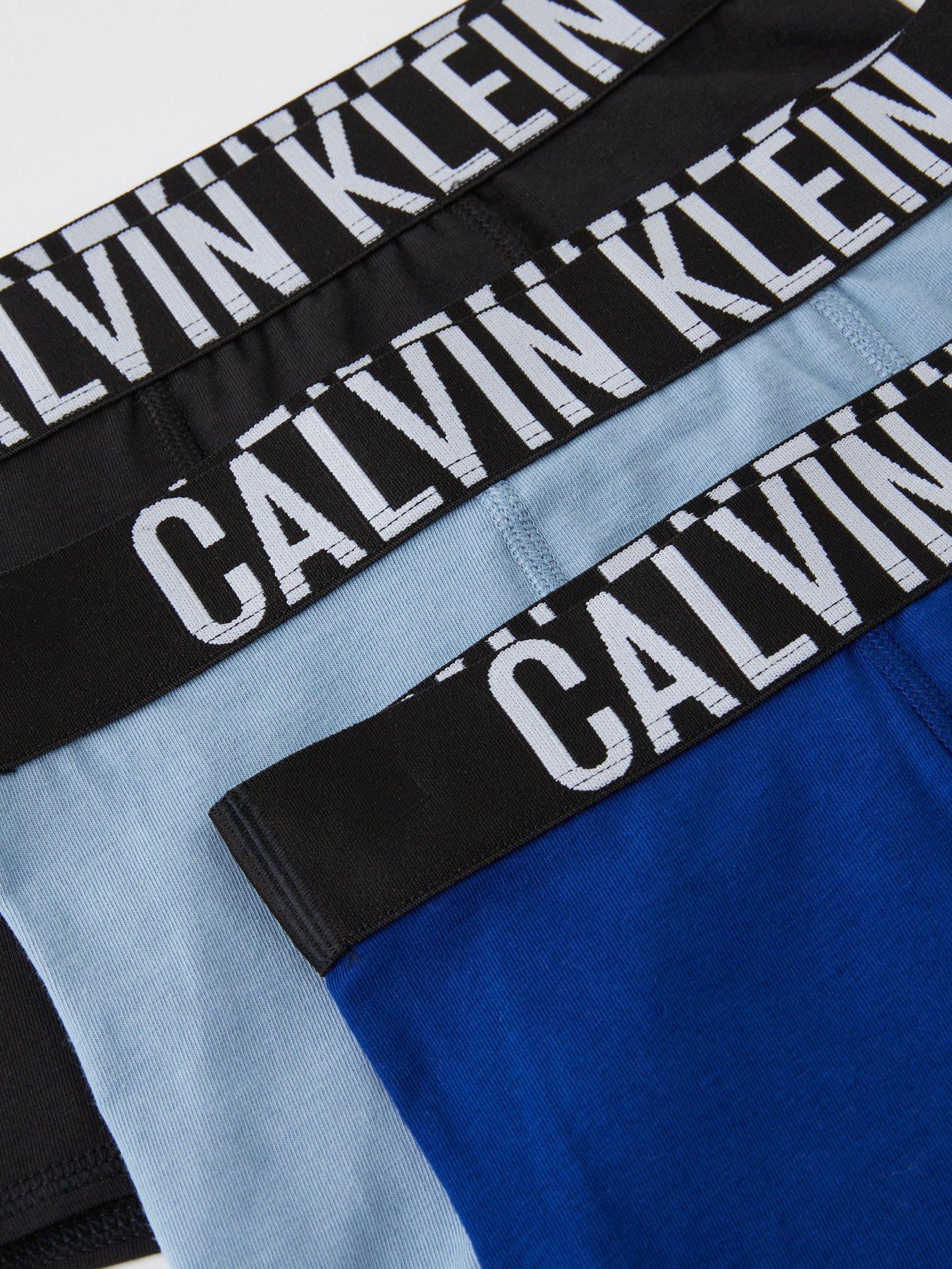 Image 4 of 4 of Calvin Klein Boys 3 Pack Trunks - Multi