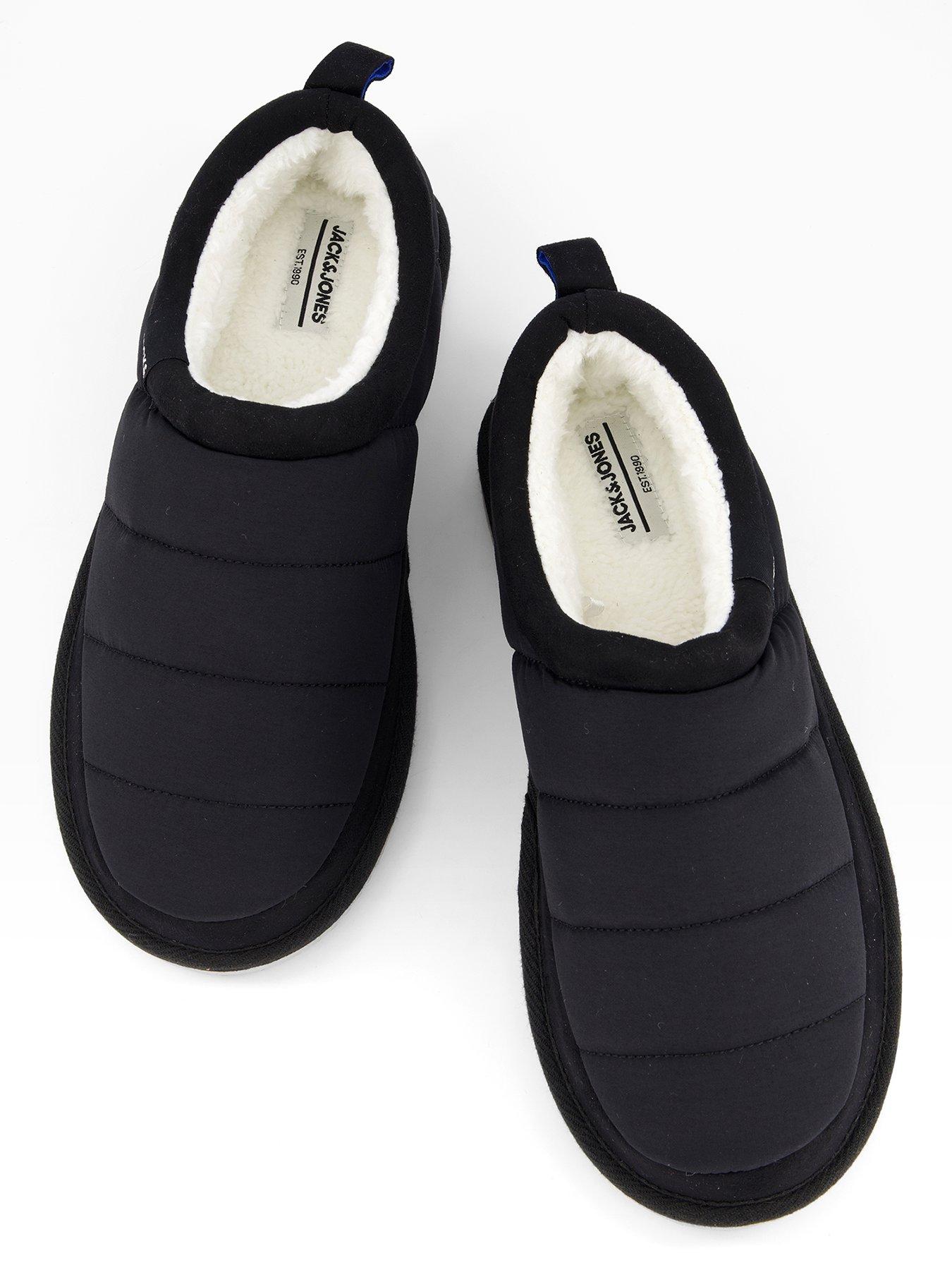 Image 3 of 6 of Jack & Jones Padded Mule Slipper - Dark Grey