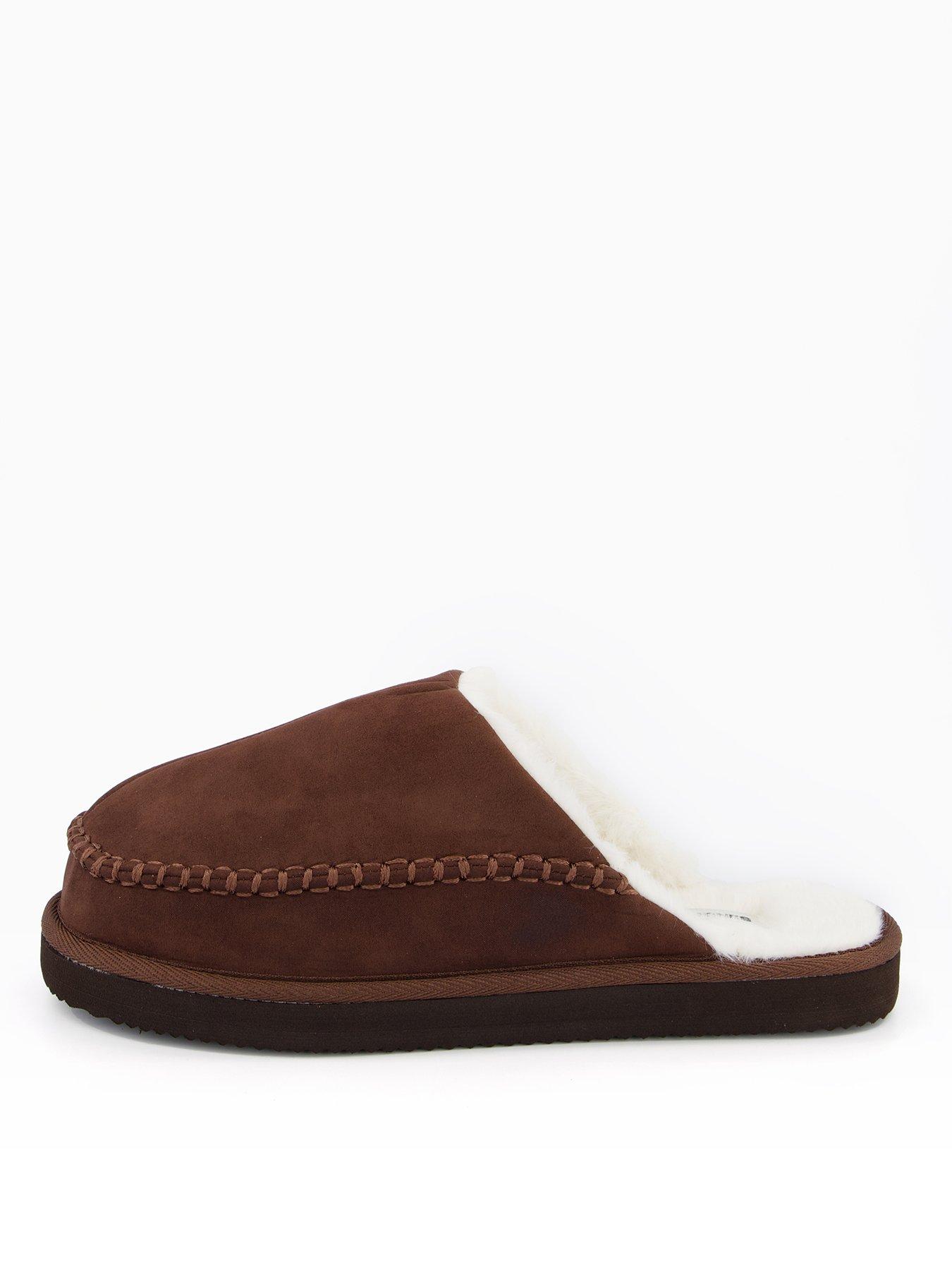 Image 2 of 6 of Jack & Jones Manor Moccasin Mule Slippers - Brown