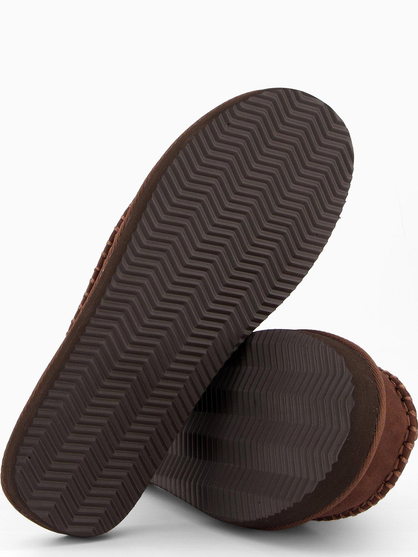 Image 4 of 6 of Jack & Jones Manor Moccasin Mule Slippers - Brown
