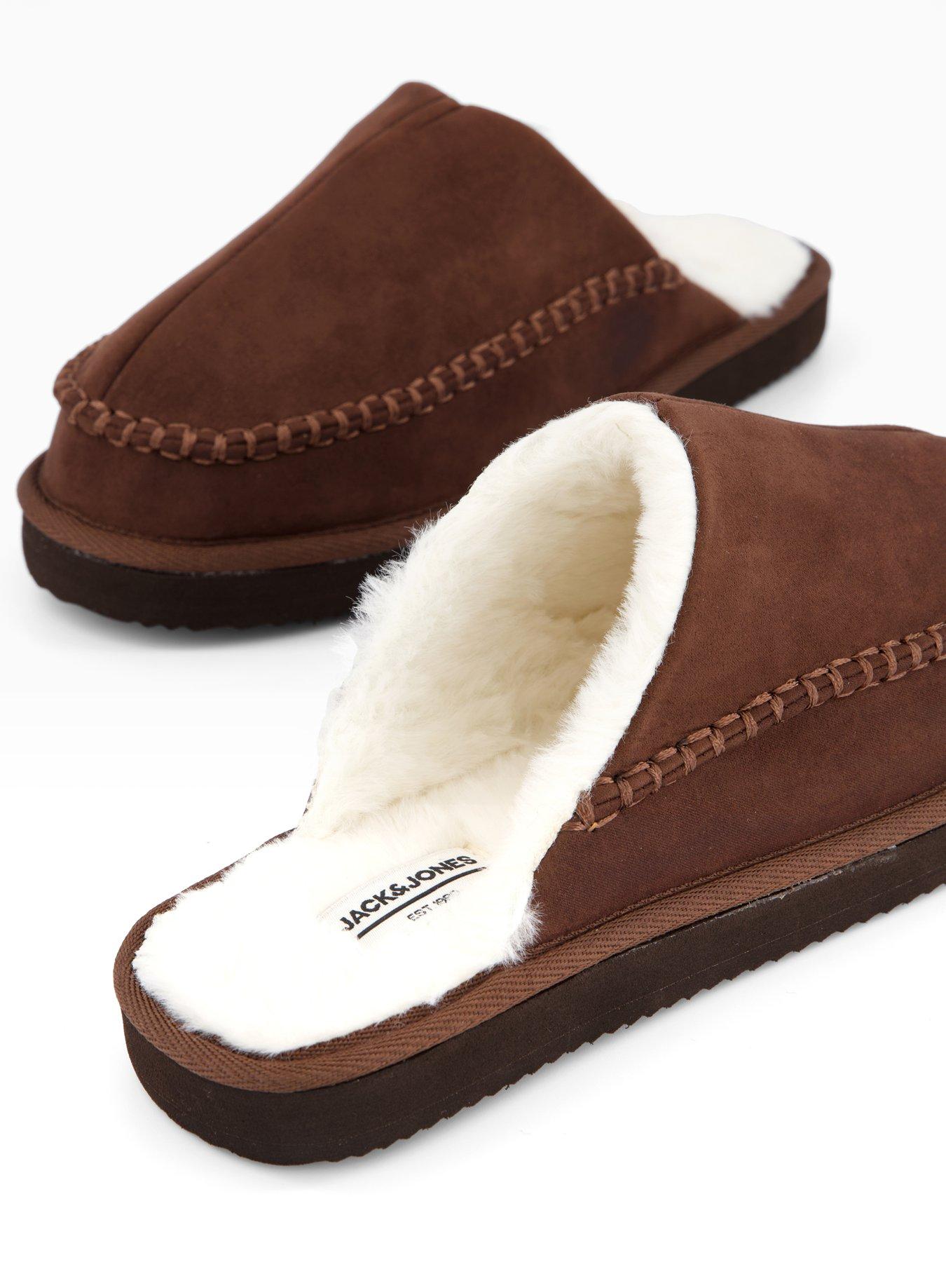 Image 5 of 6 of Jack & Jones Manor Moccasin Mule Slippers - Brown