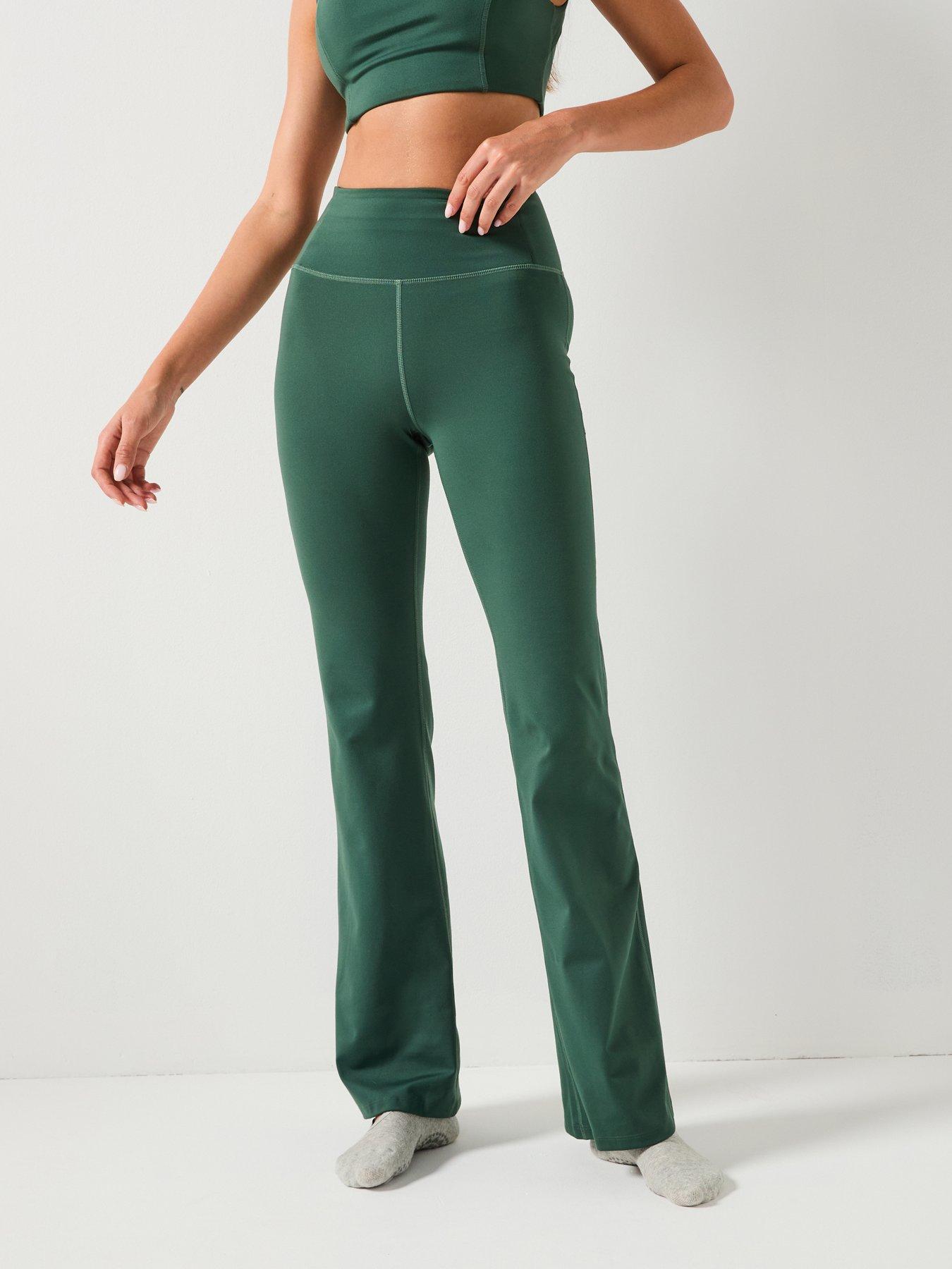 girlfriend-collective-womens-training-flare-legging-greenfront