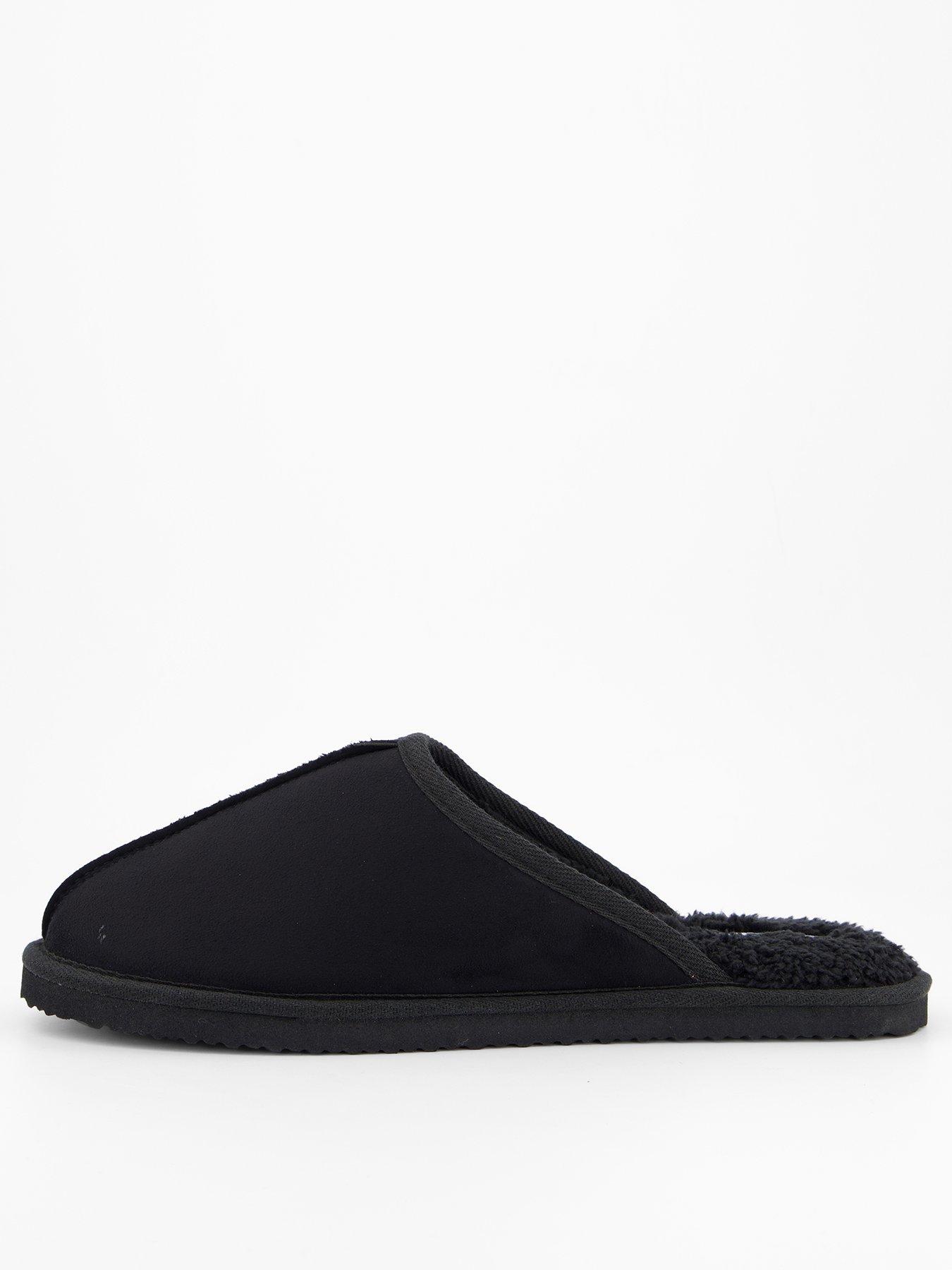 jack-jones-microfibre-slipper-dark-grey