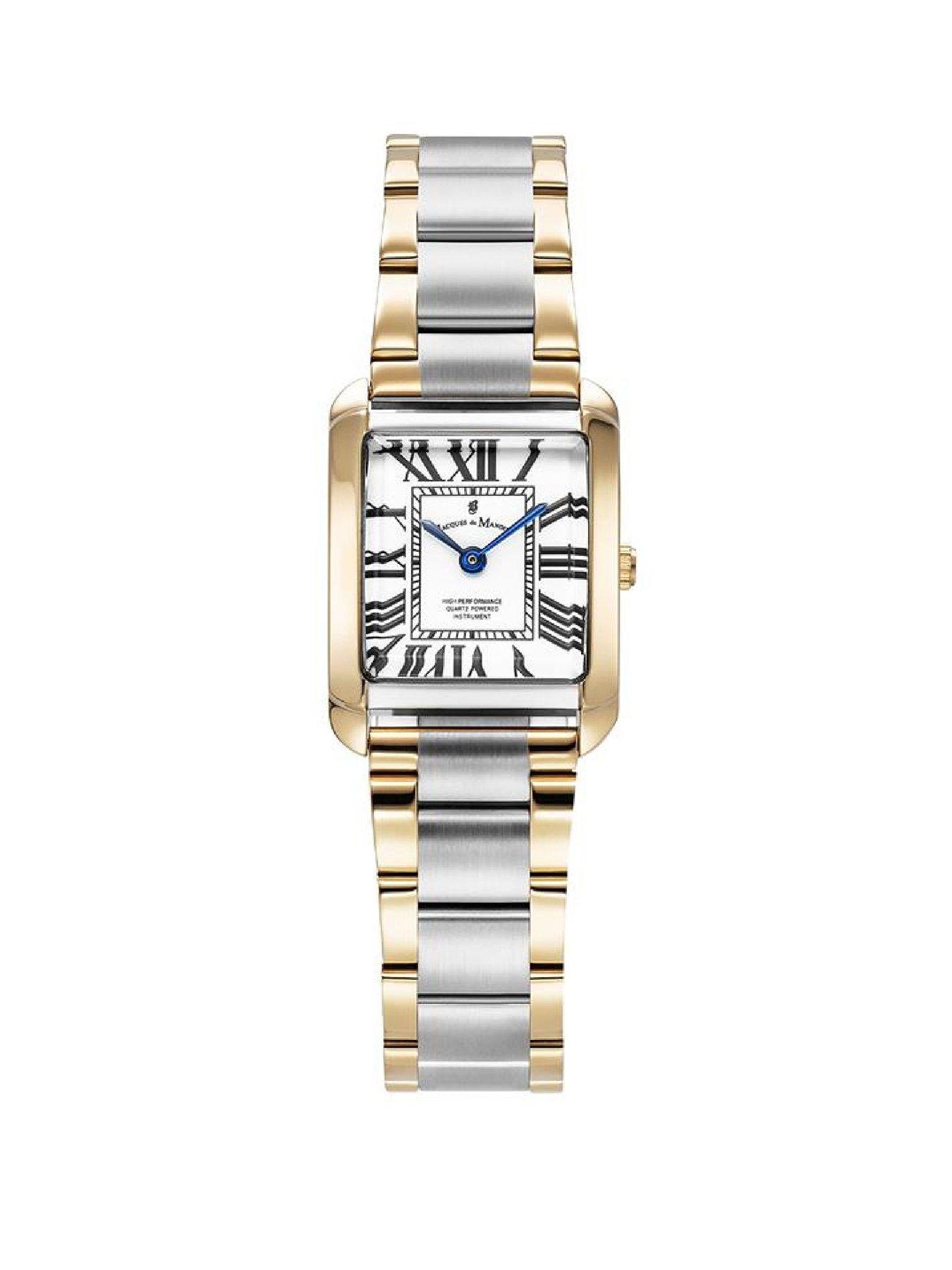 Jacques Du Manoir Jacques du Manoir Swiss-made Ladies Emily Two Tone Bracelet Watch