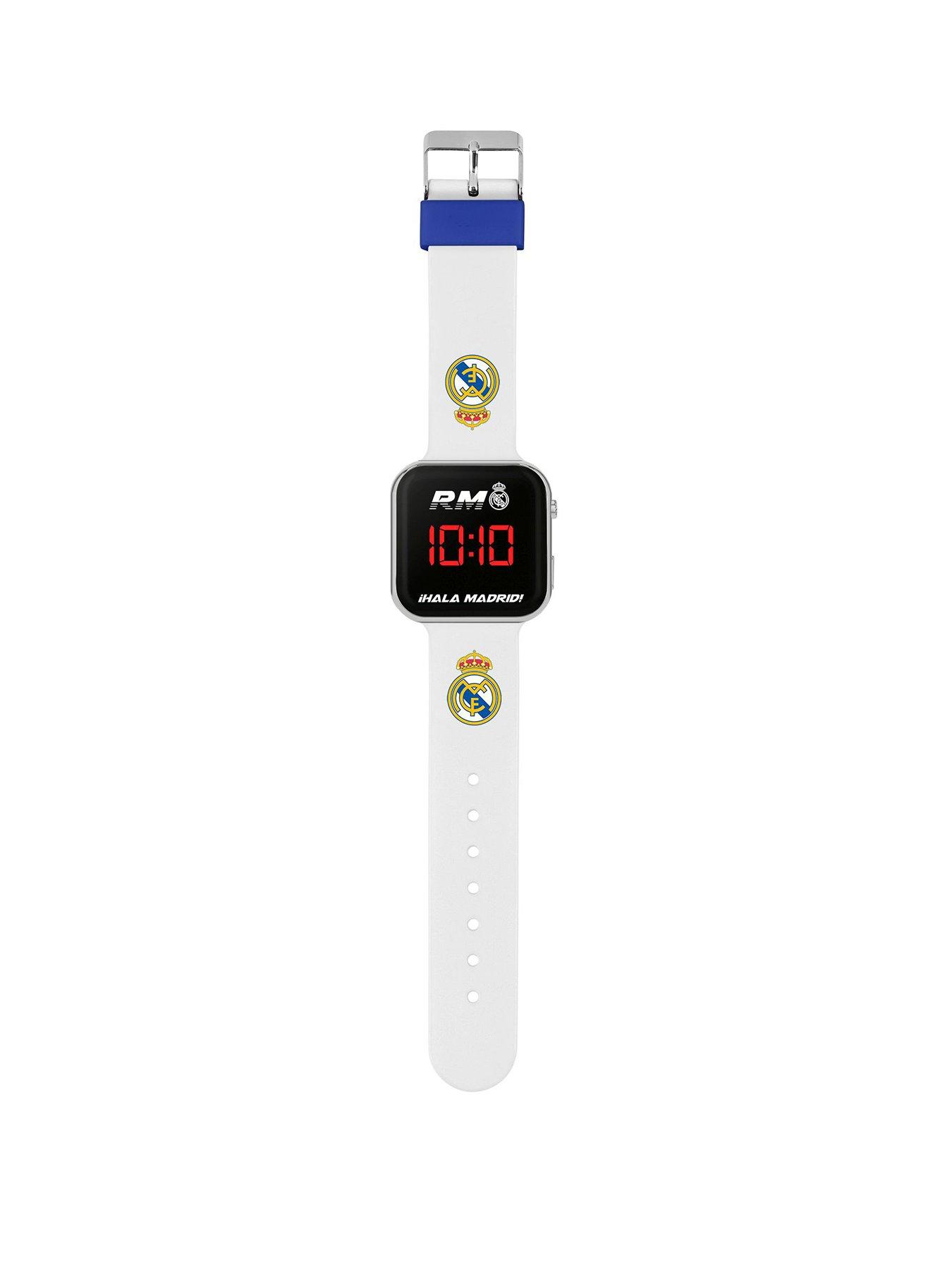 Image 2 of 3 of Real Madrid Official Real Madrid Fc Printed Strap Led Watch