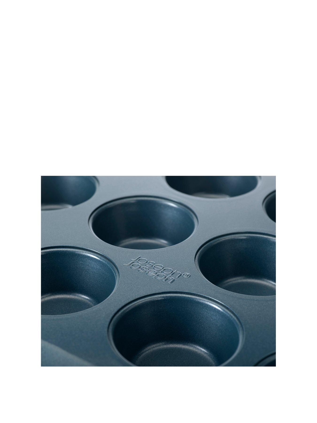 Image 2 of 7 of Joseph Joseph Nest Bake Non-stick 12 Cup Blue Muffin Tray