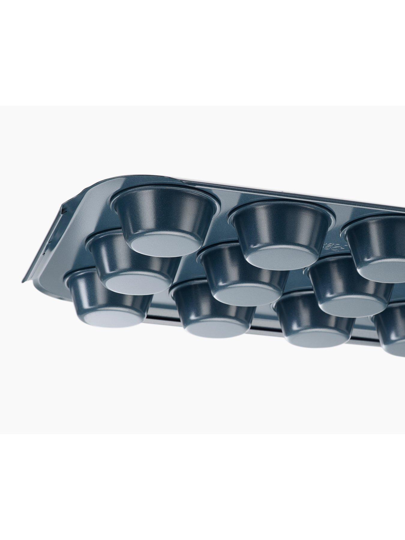Image 5 of 7 of Joseph Joseph Nest Bake Non-stick 12 Cup Blue Muffin Tray