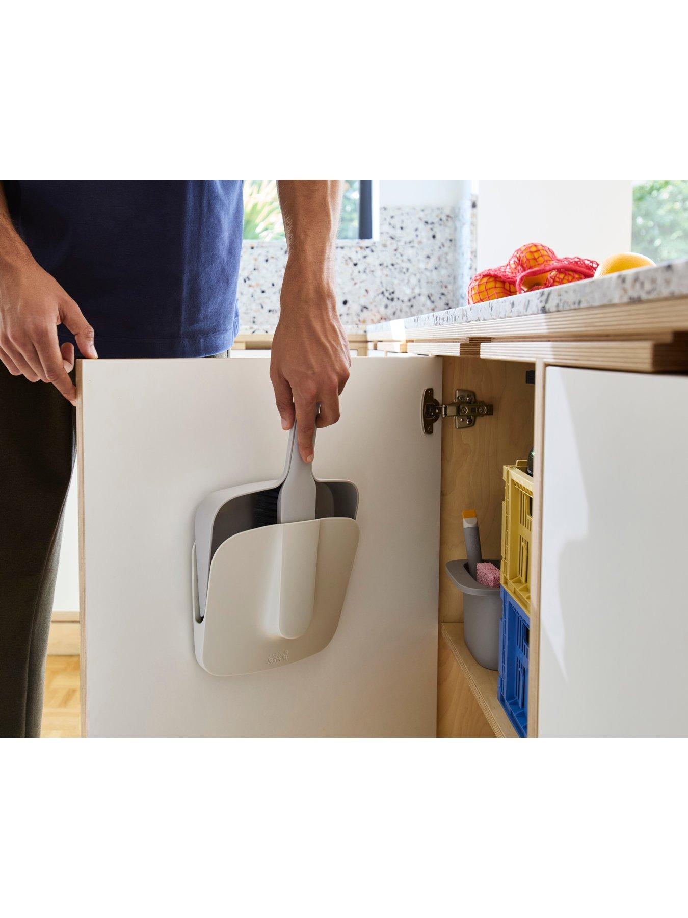 Image 3 of 7 of Joseph Joseph Cleantech Wall Mounted Dustpan &amp; Brush