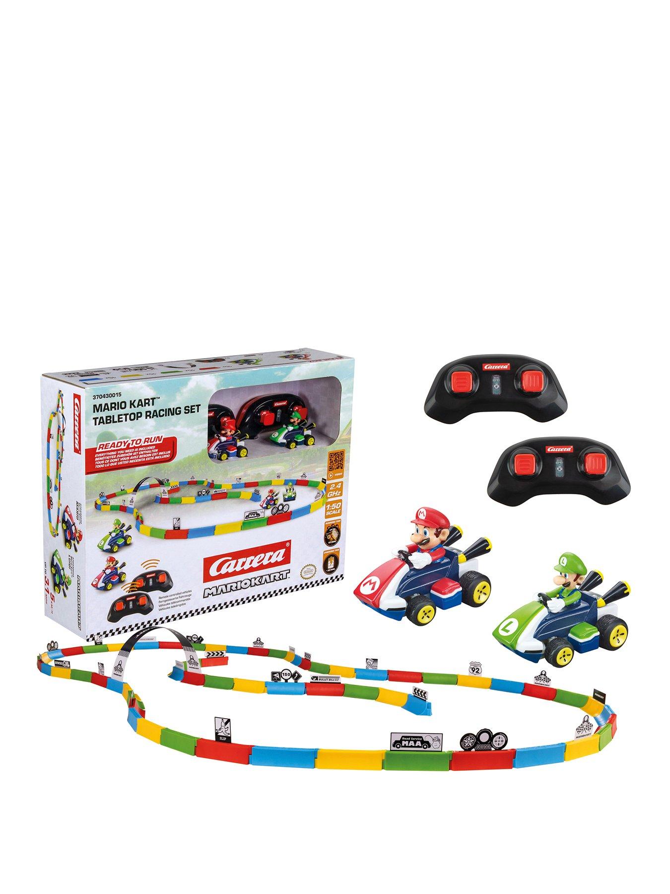 Super Mario CARRERA RC - 2,4GHz Mario Kart Tabletop Racing Set - Mario  &  Luigi