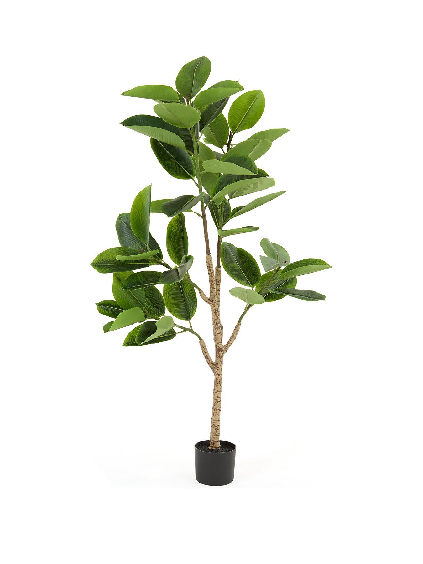 the-very-collection-real-touch-faux-rubber-tree-in-plastic-potstillFront