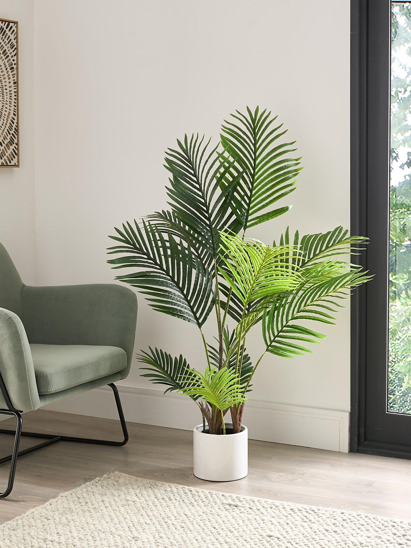 Image of Very Home Real Touch Faux Pearl Palm Tree in Plastic Pot