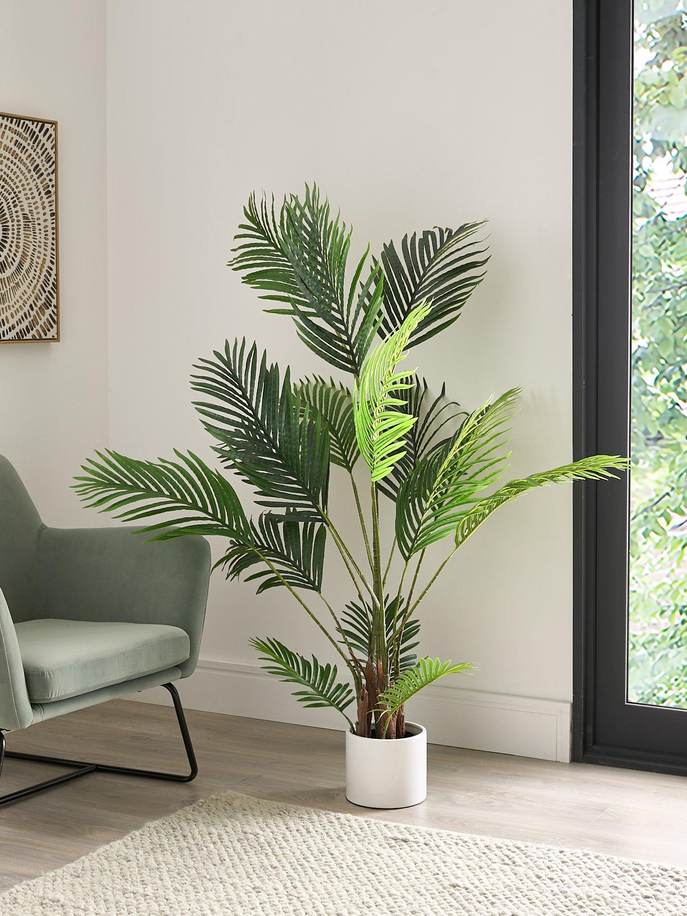 Image of Very Home Real Touch Faux Pearl Palm Tree in Plastic Pot