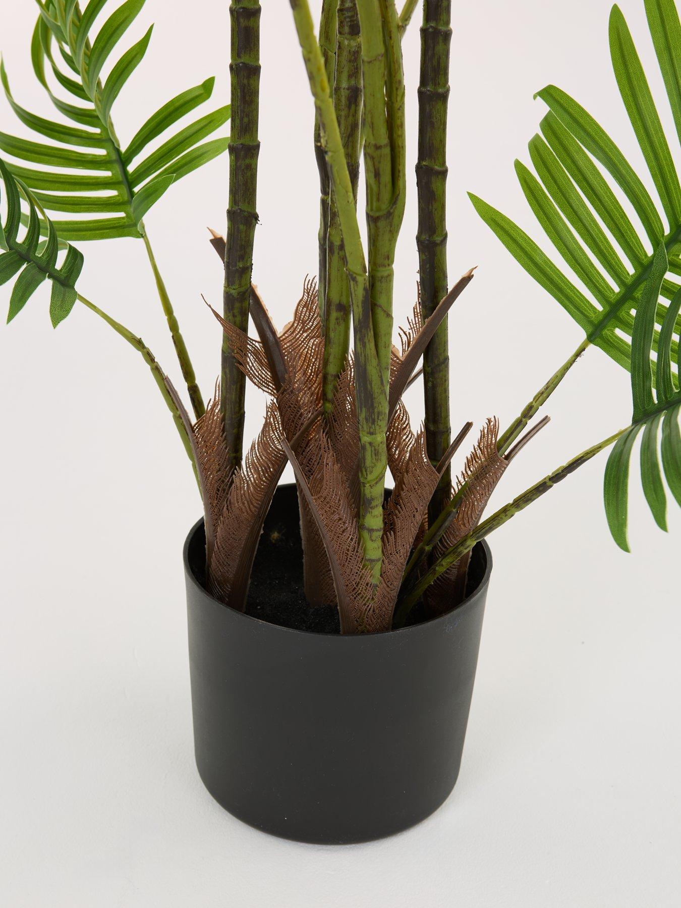 Image 4 of 7 of The Very Collection Real Touch Faux Pearl Palm Tree in Plastic Pot