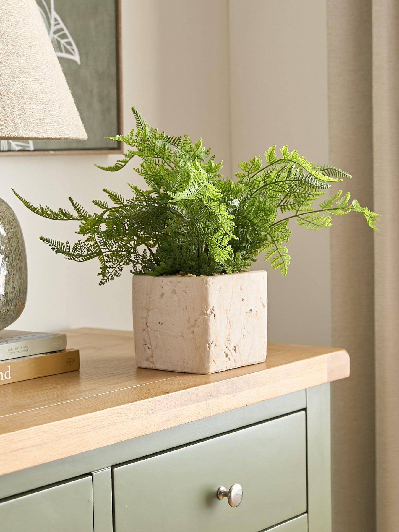 the-very-collection-artificial-fern-in-travertine-style-pot
