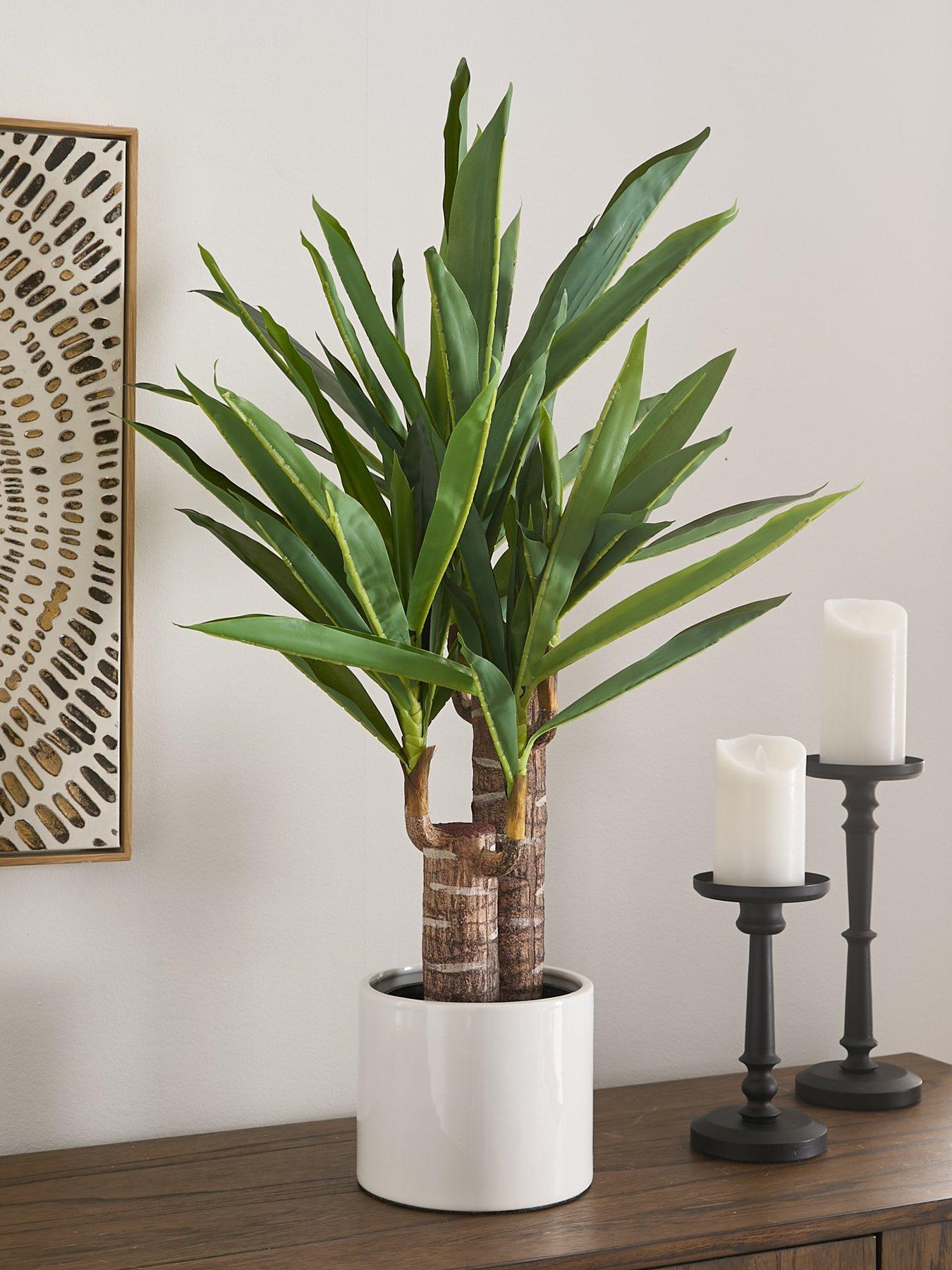 very-home-faux-double-stem-yucca-plant-in-plastic-pot