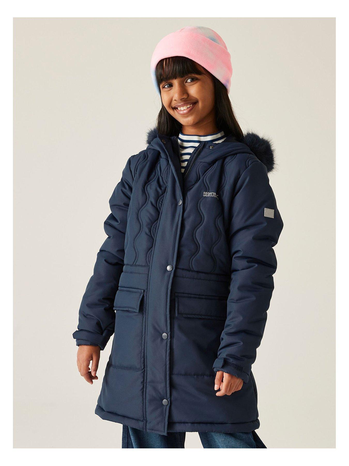 Regatta Kids Girls Fabrizia Ii Padded Jacket - Navy