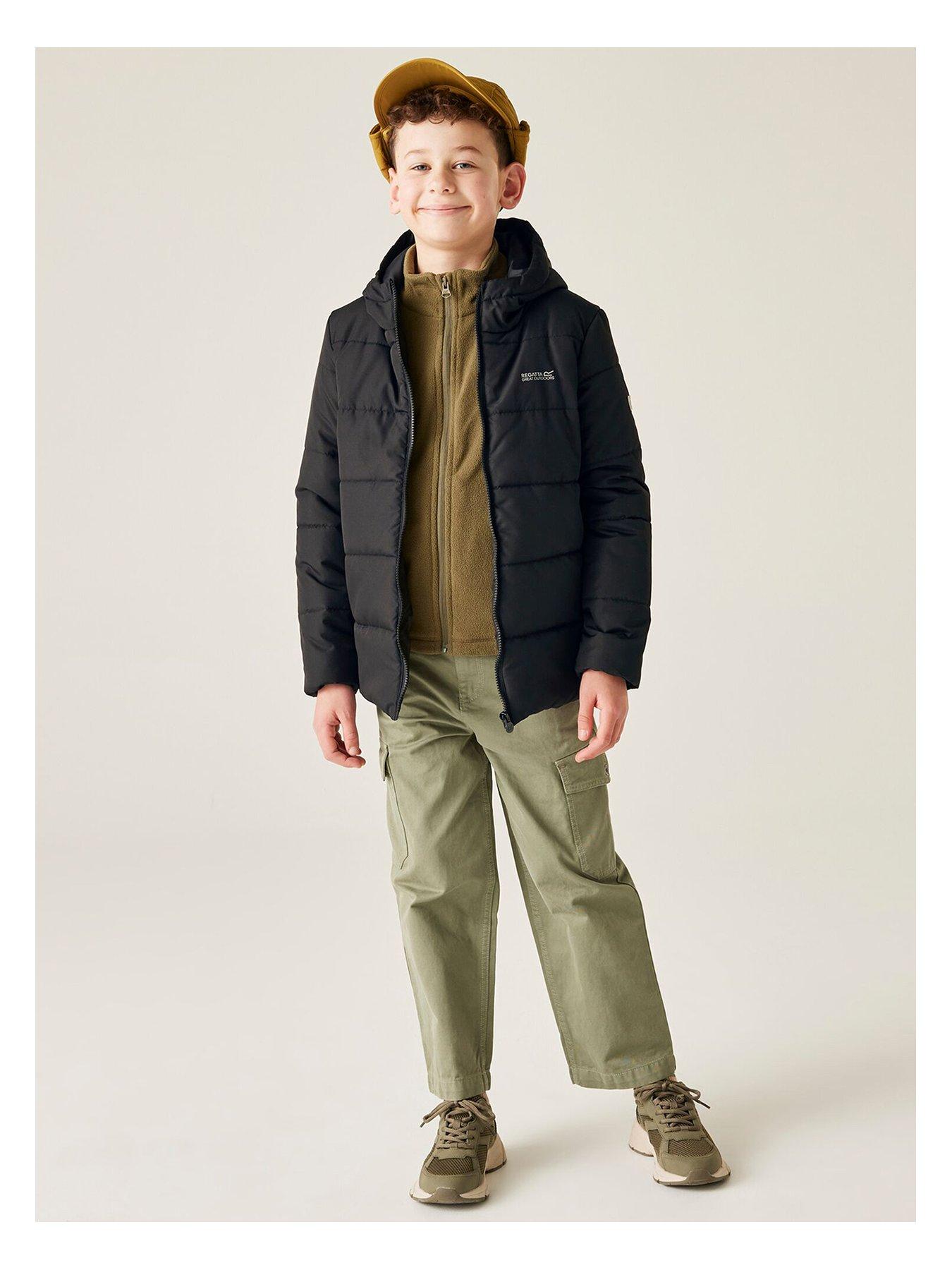 regatta-kids-halkner-padded-jacket-black